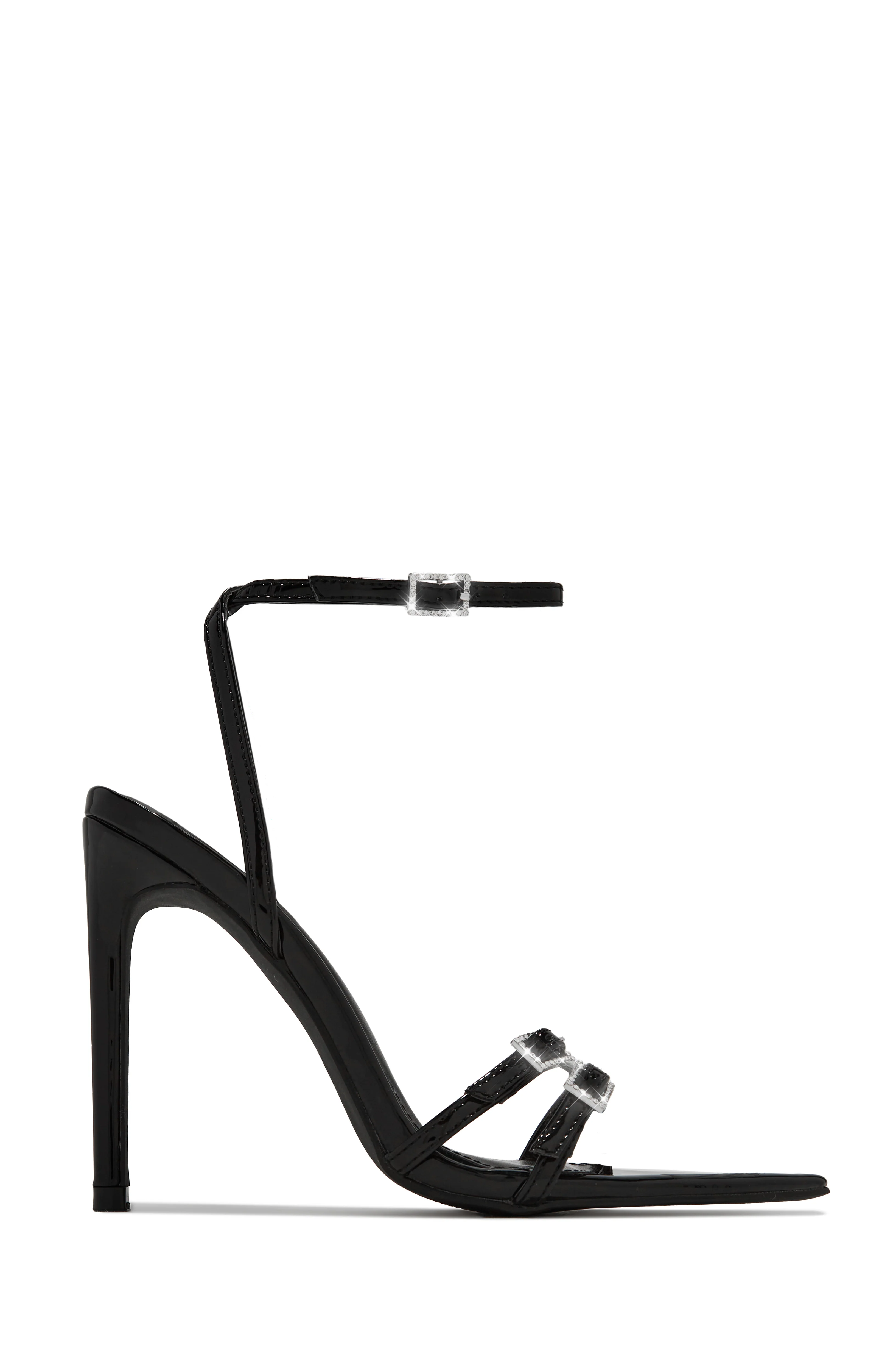 Glamorous Party Embellished High Heels - Silver - Image 7