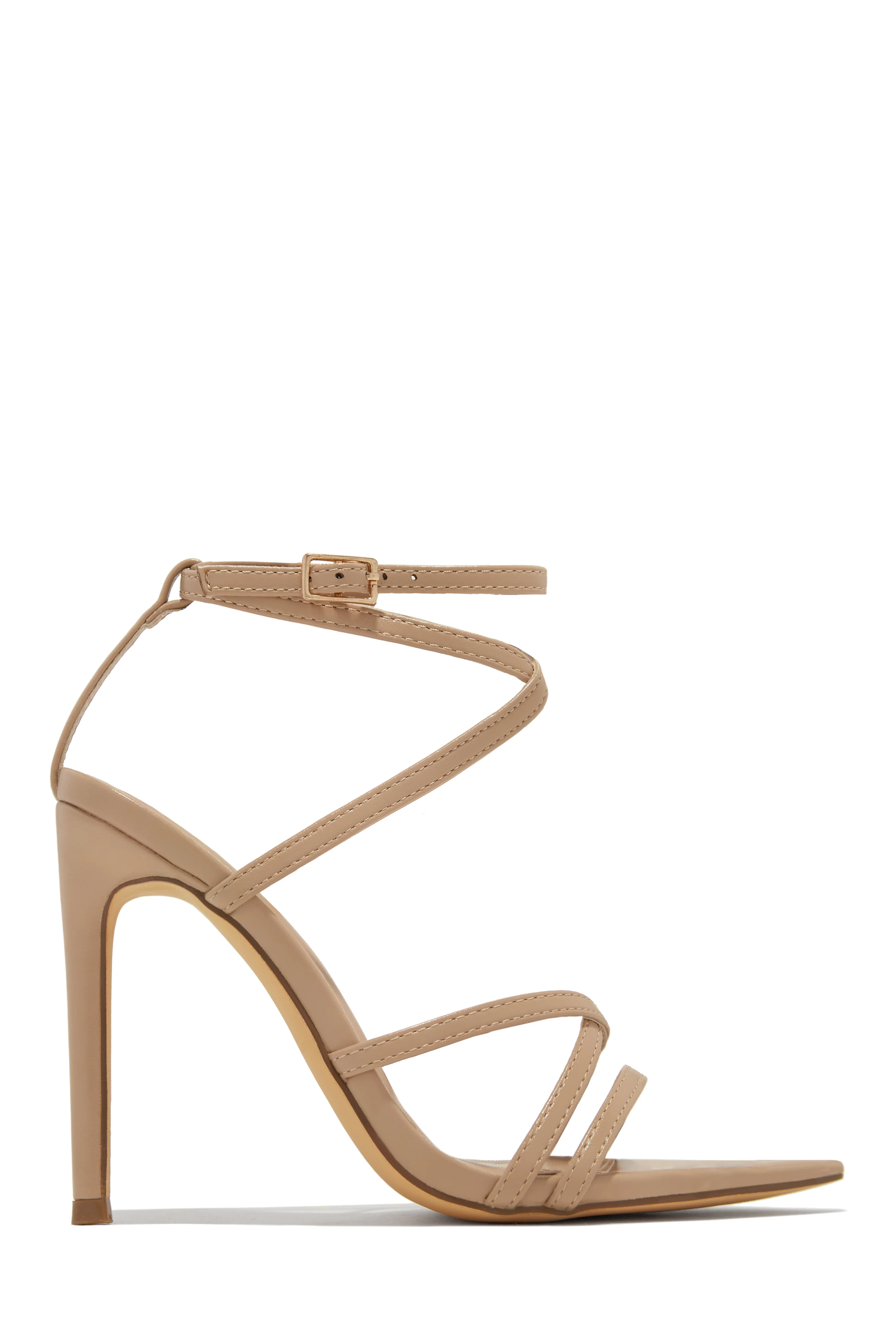 Gossip Girl Strappy High Heels - Clear - Image 10