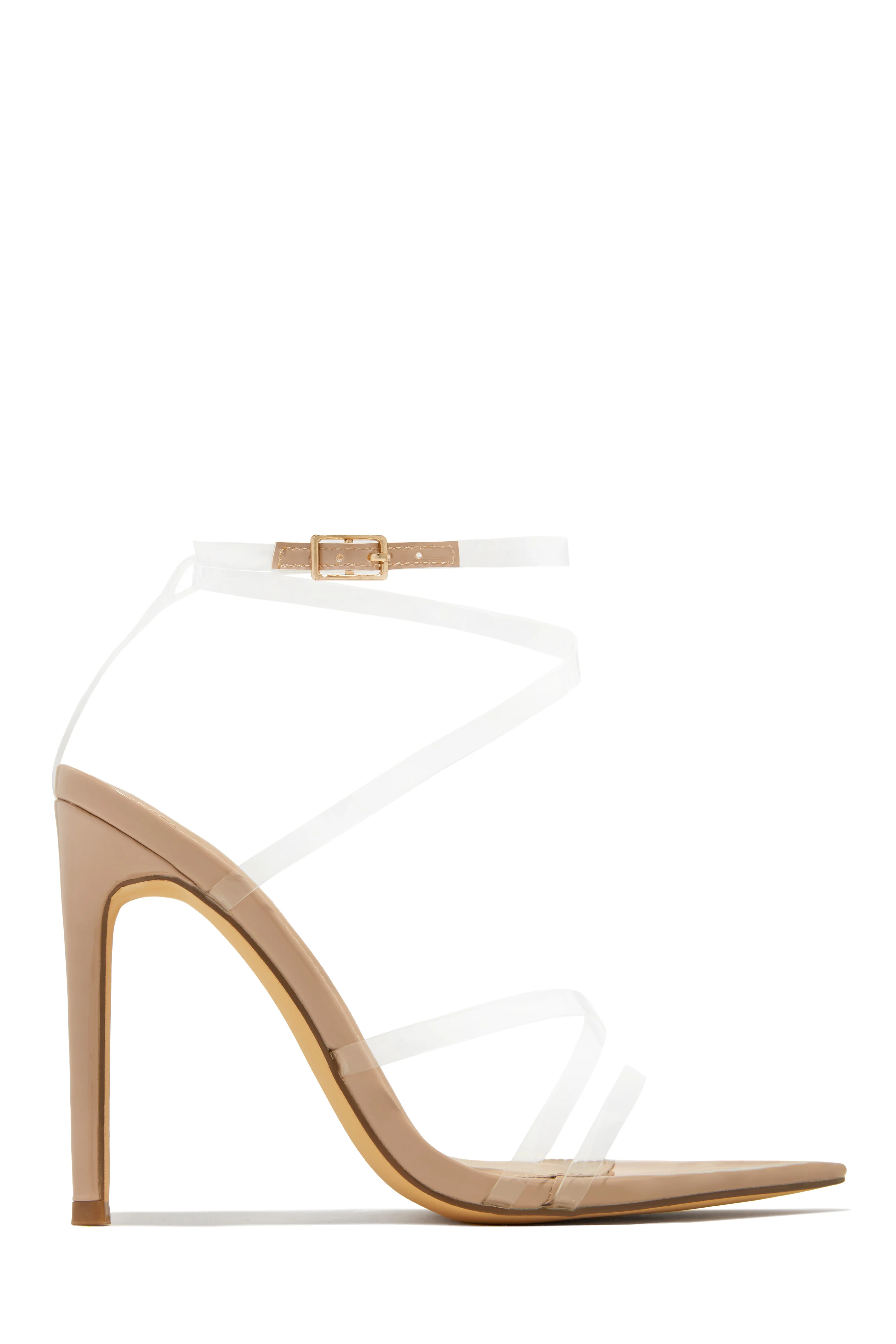 Gossip Girl Strappy High Heels - Clear - Image 7