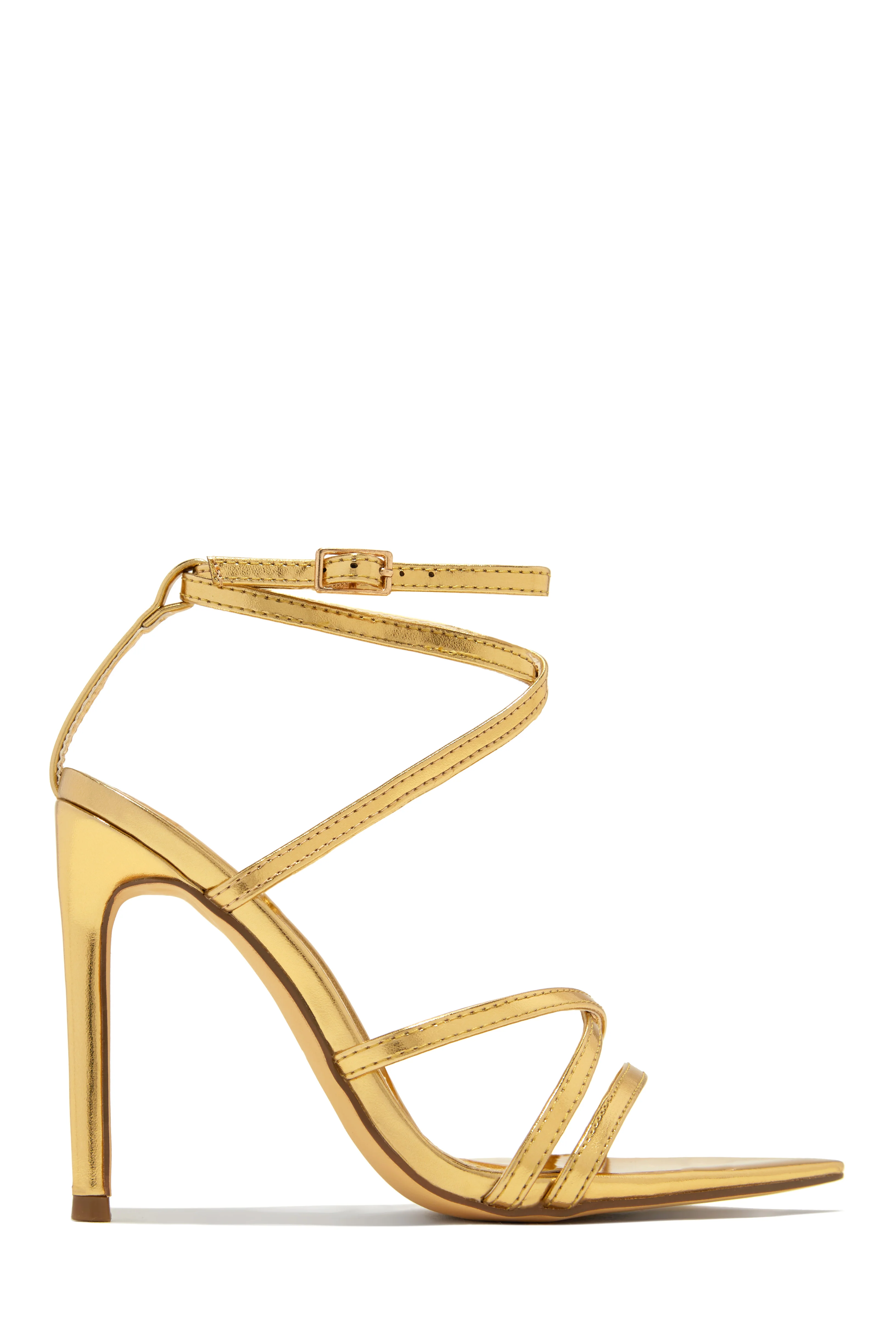 Gossip Girl Strappy High Heels - Clear - Image 9