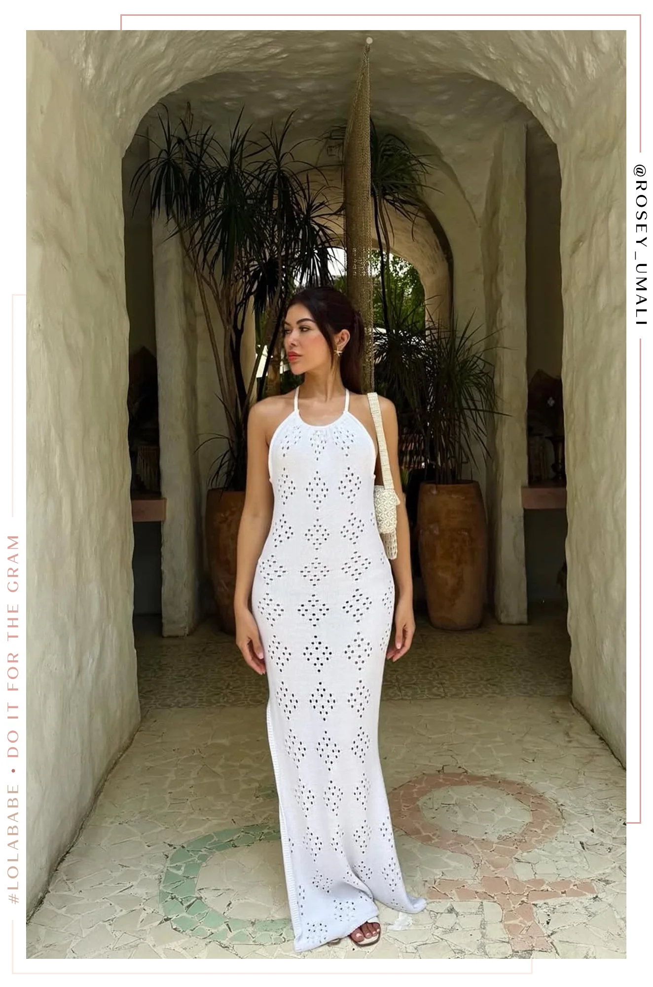 Gretta Maxi Dress - White - Image 4