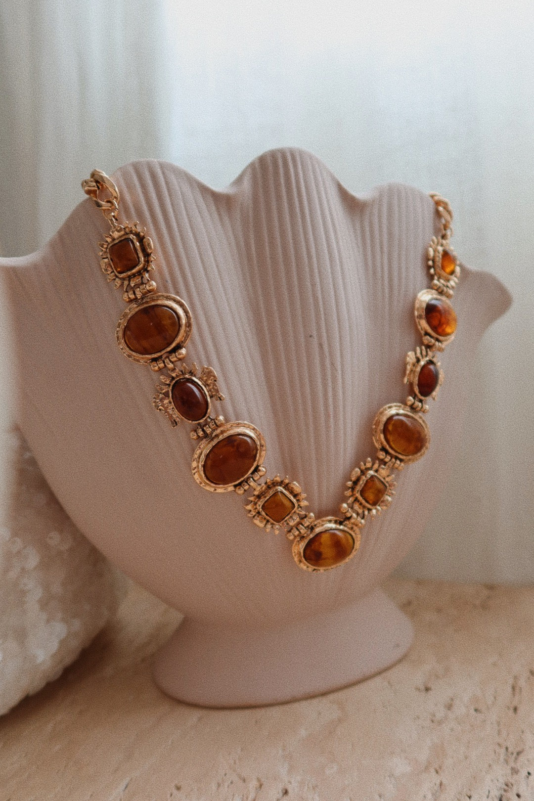 Helayna Statement Necklace - Gold - Image 5