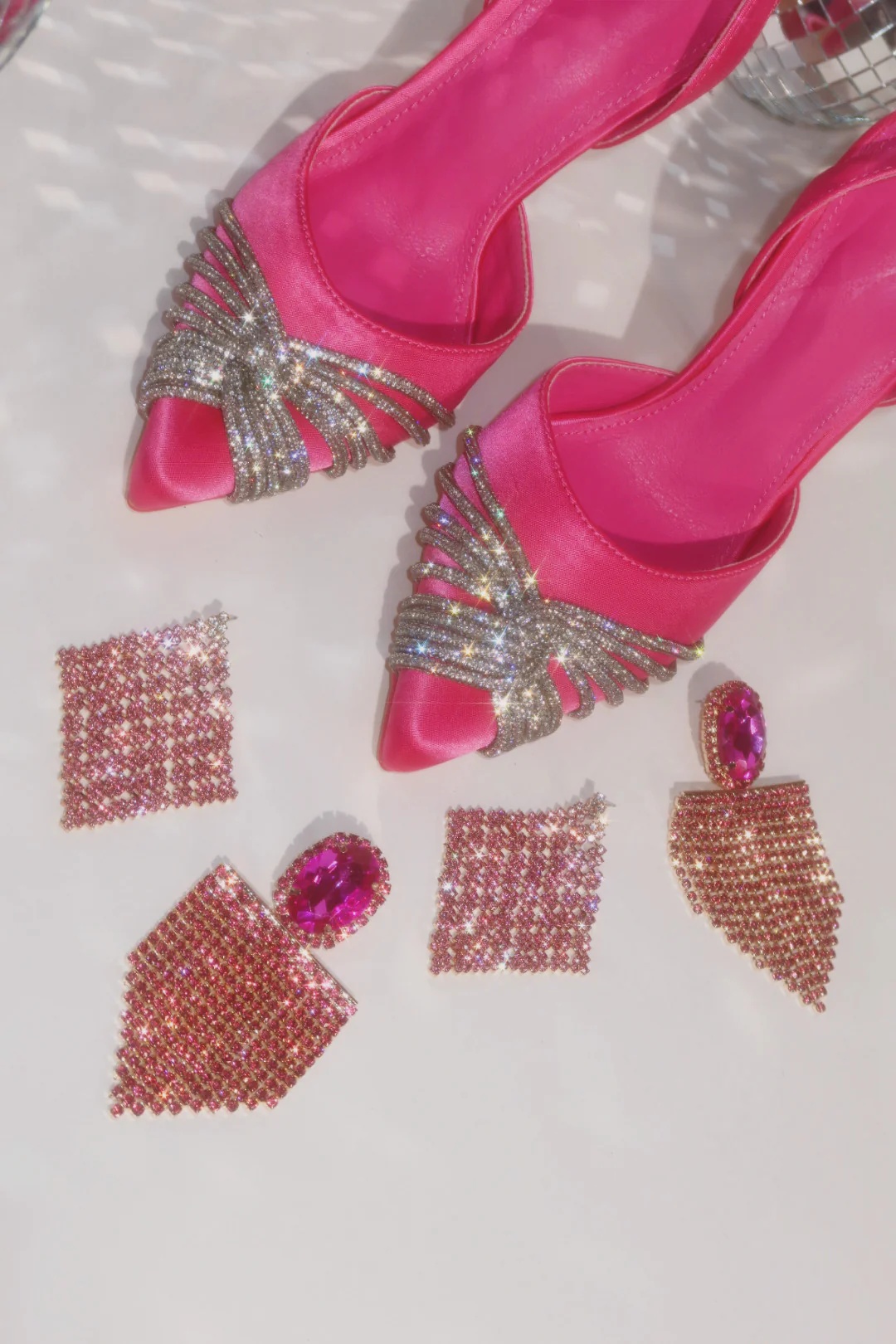 Her World Embellished High Heel Pumps - Pink - Image 8