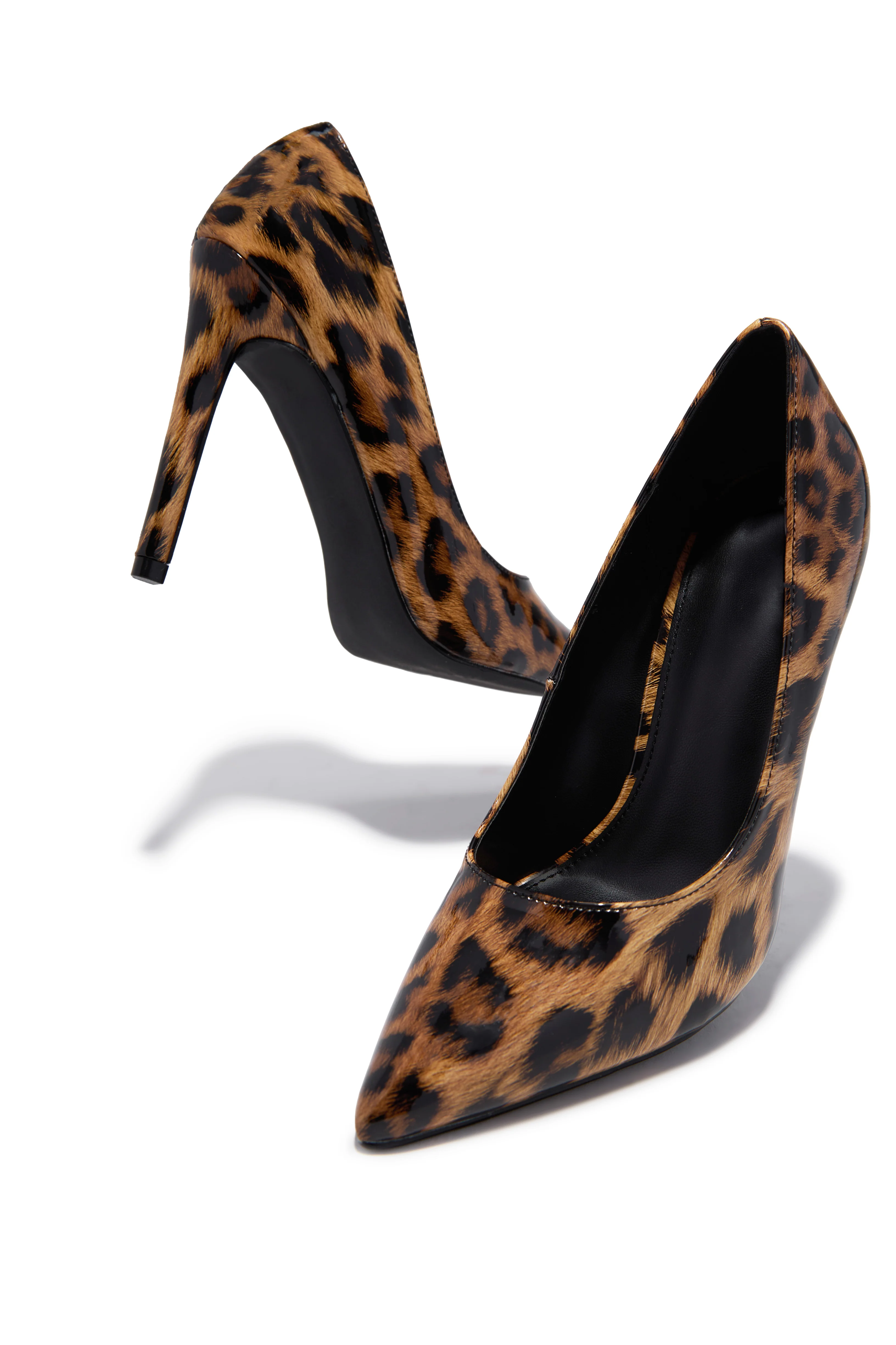 Internet Celebrity High Heel Pumps - Leopard - Image 3