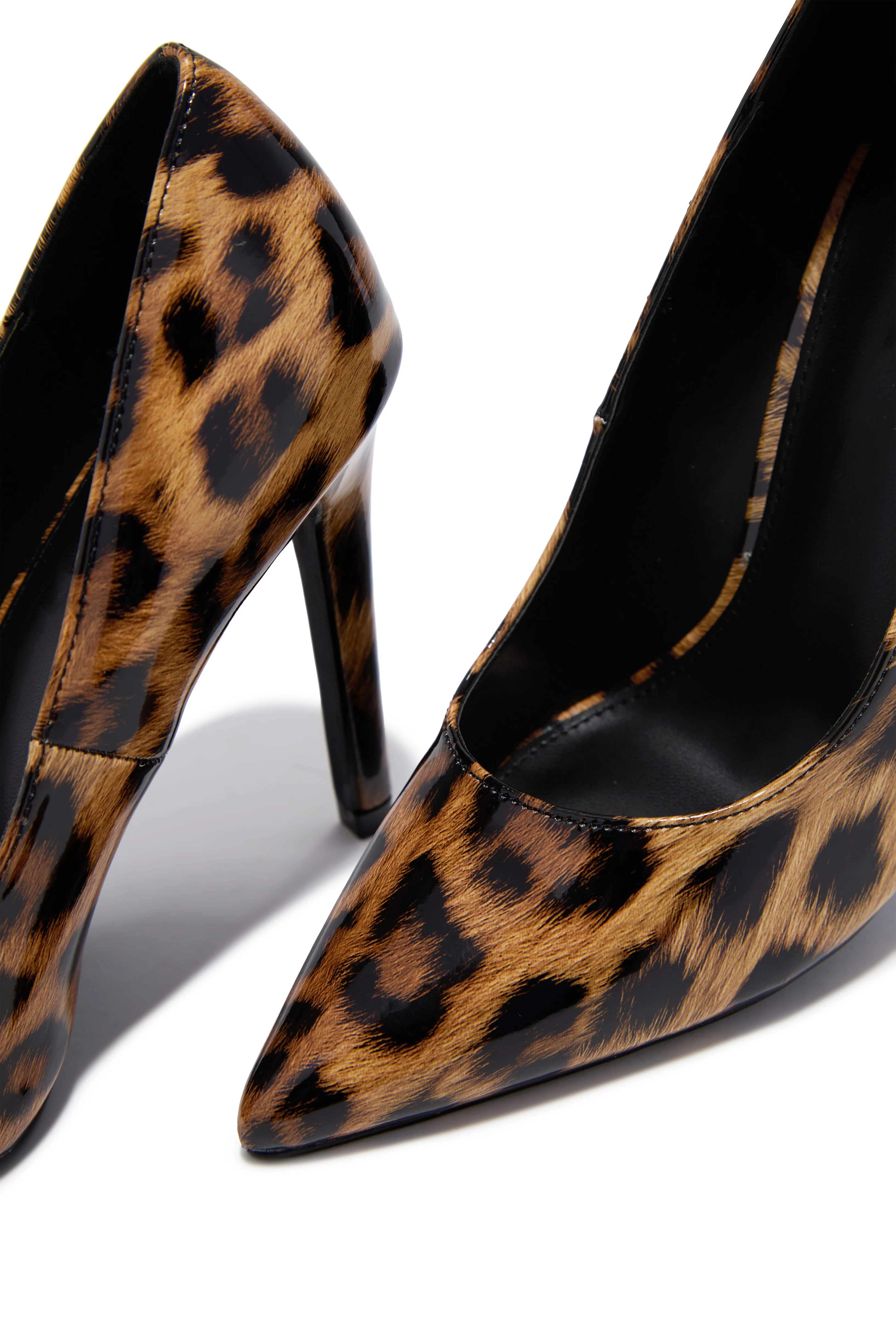 Internet Celebrity High Heel Pumps - Leopard - Image 4