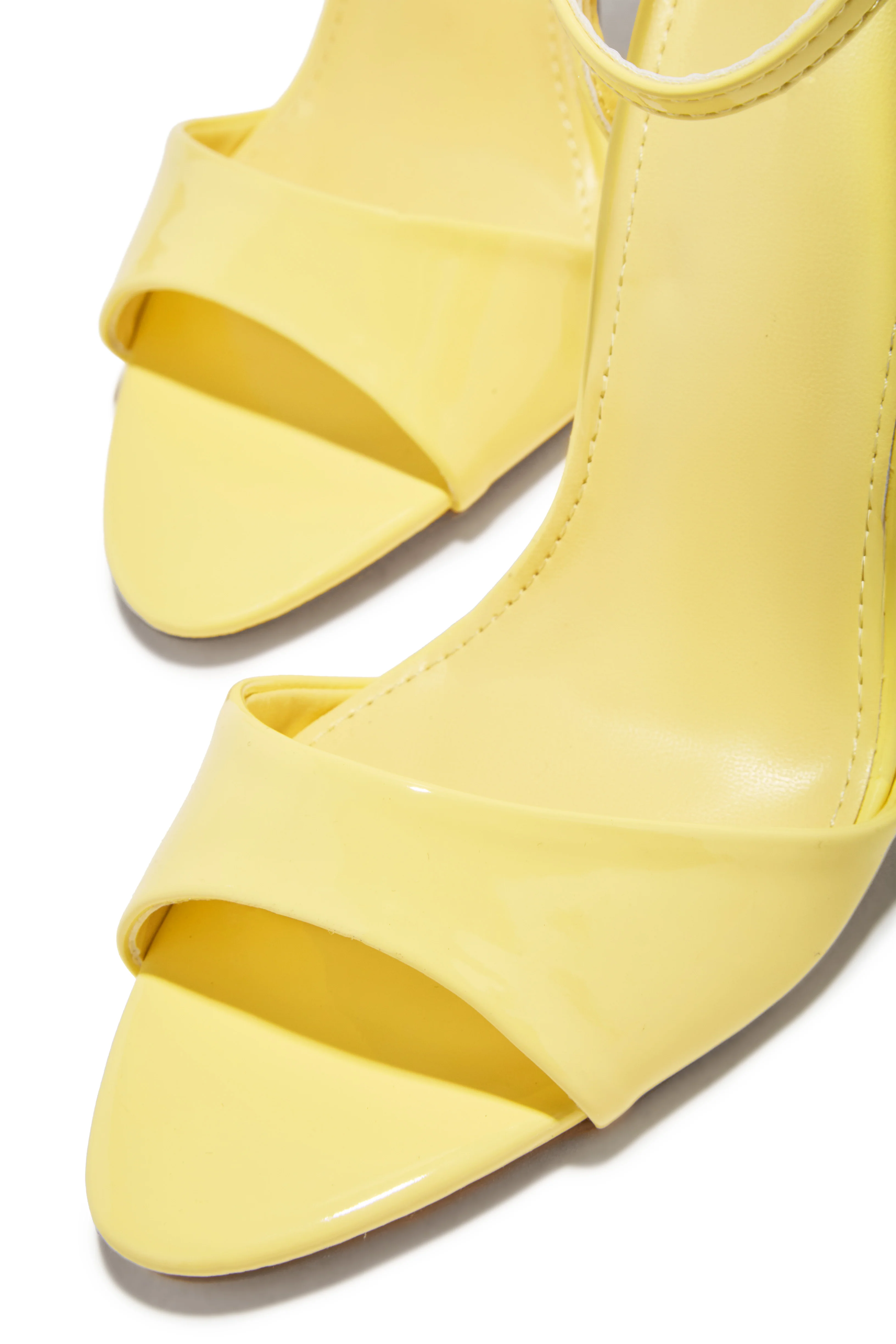 Irene Single Sole Heels - Yellow - Image 4