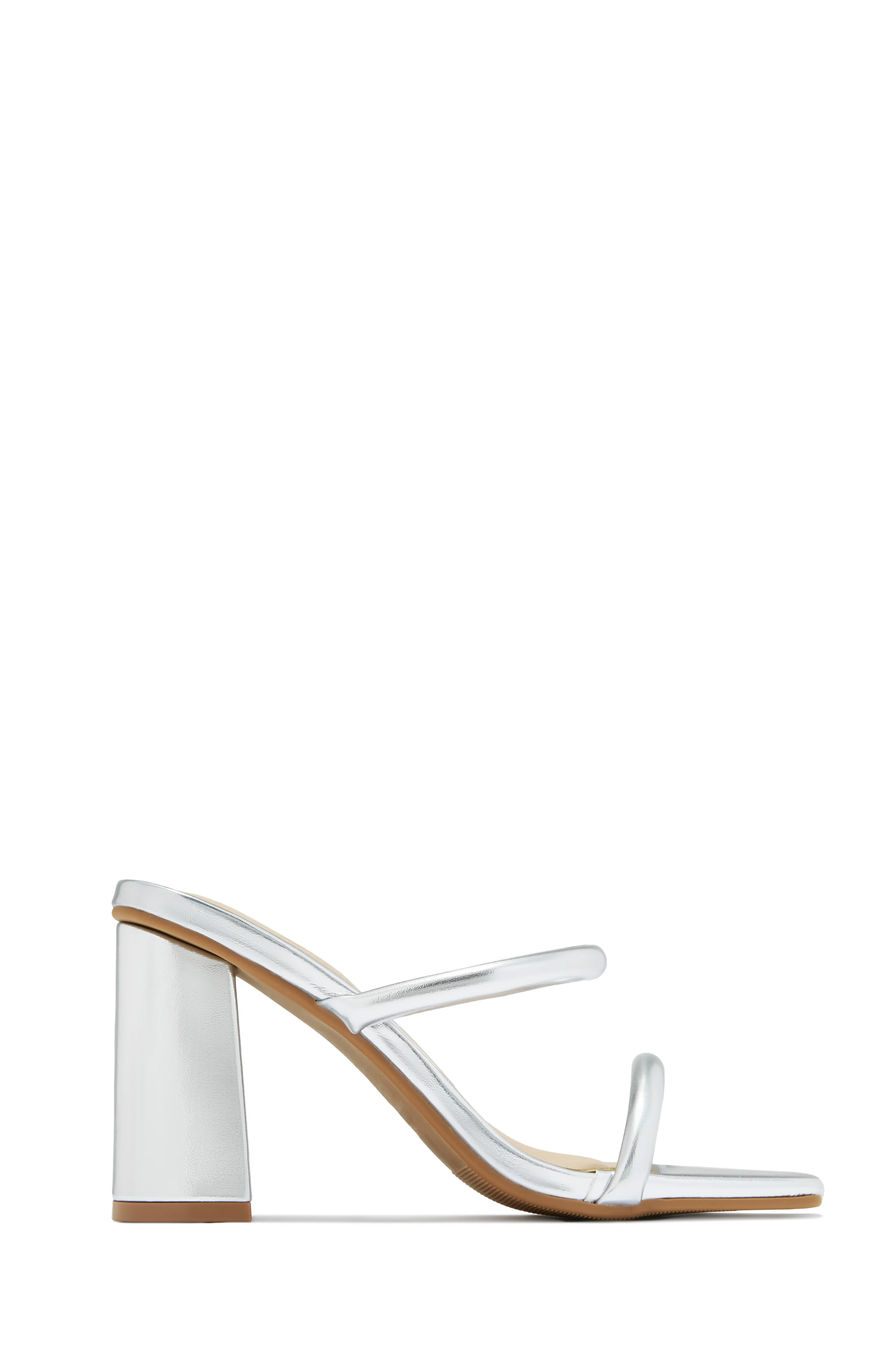 Jenna Block Heel Mules - Black - Image 10