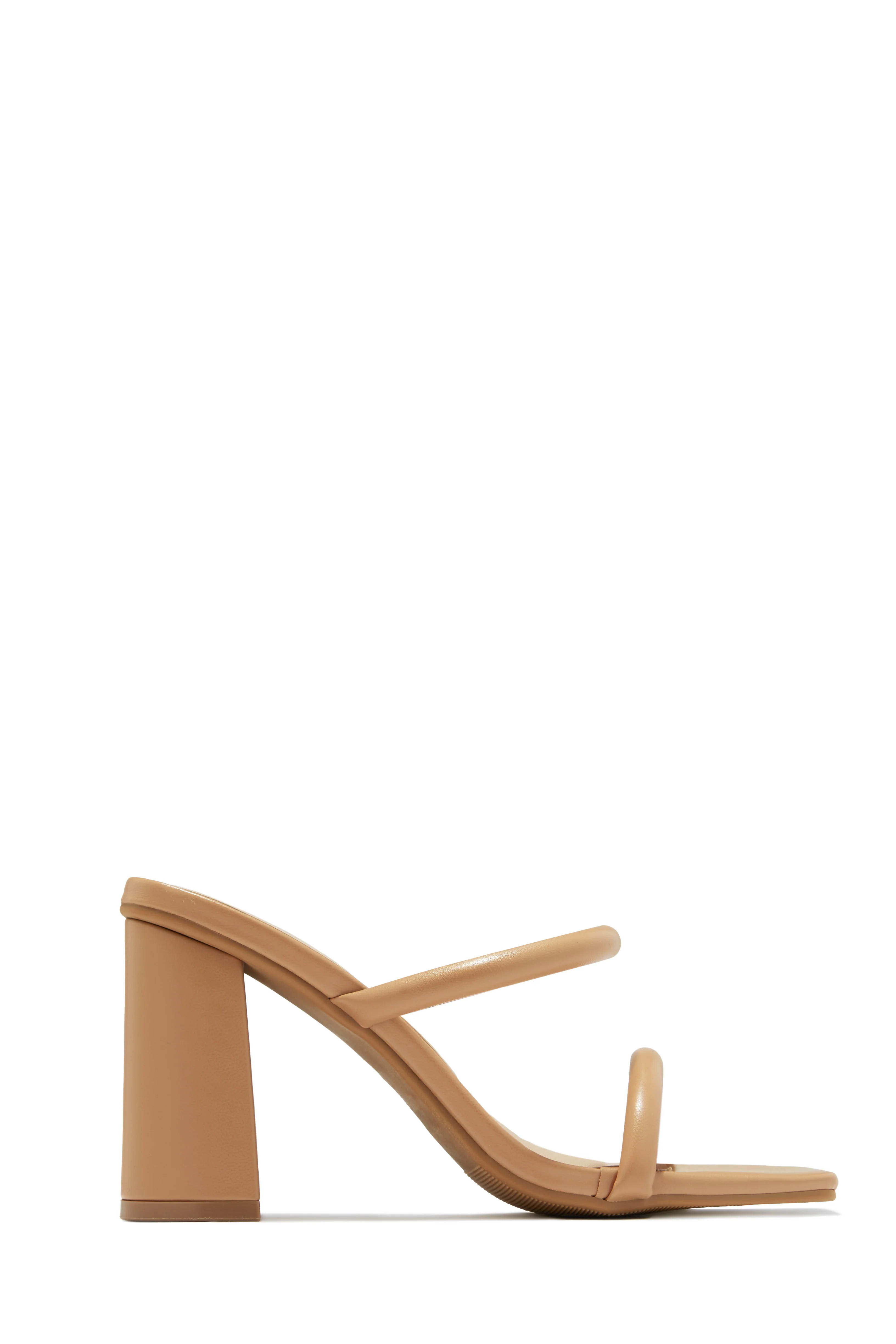 Jenna Block Heel Mules - Black - Image 8