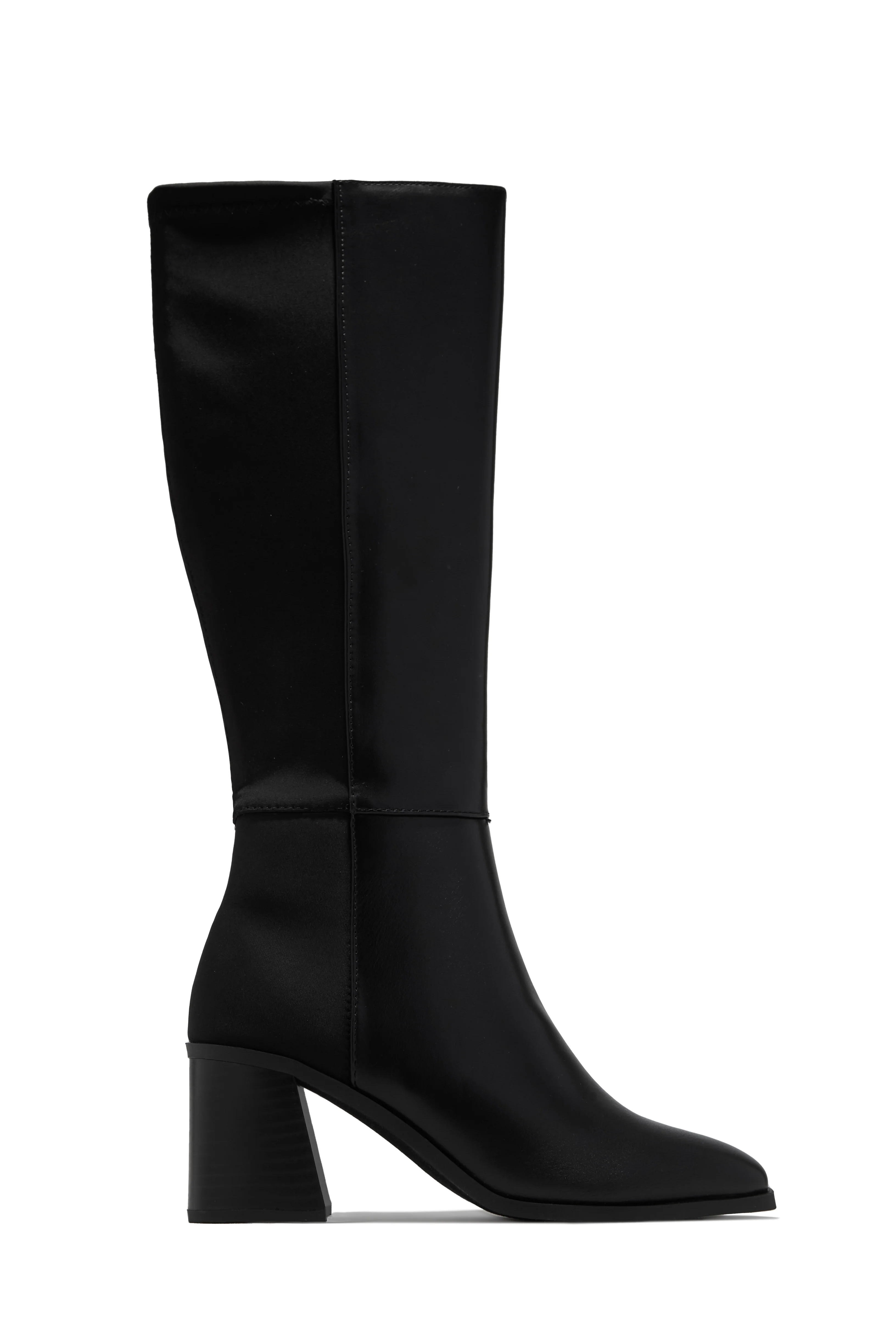 Jennifer Block Heel Boots - Black - Image 2