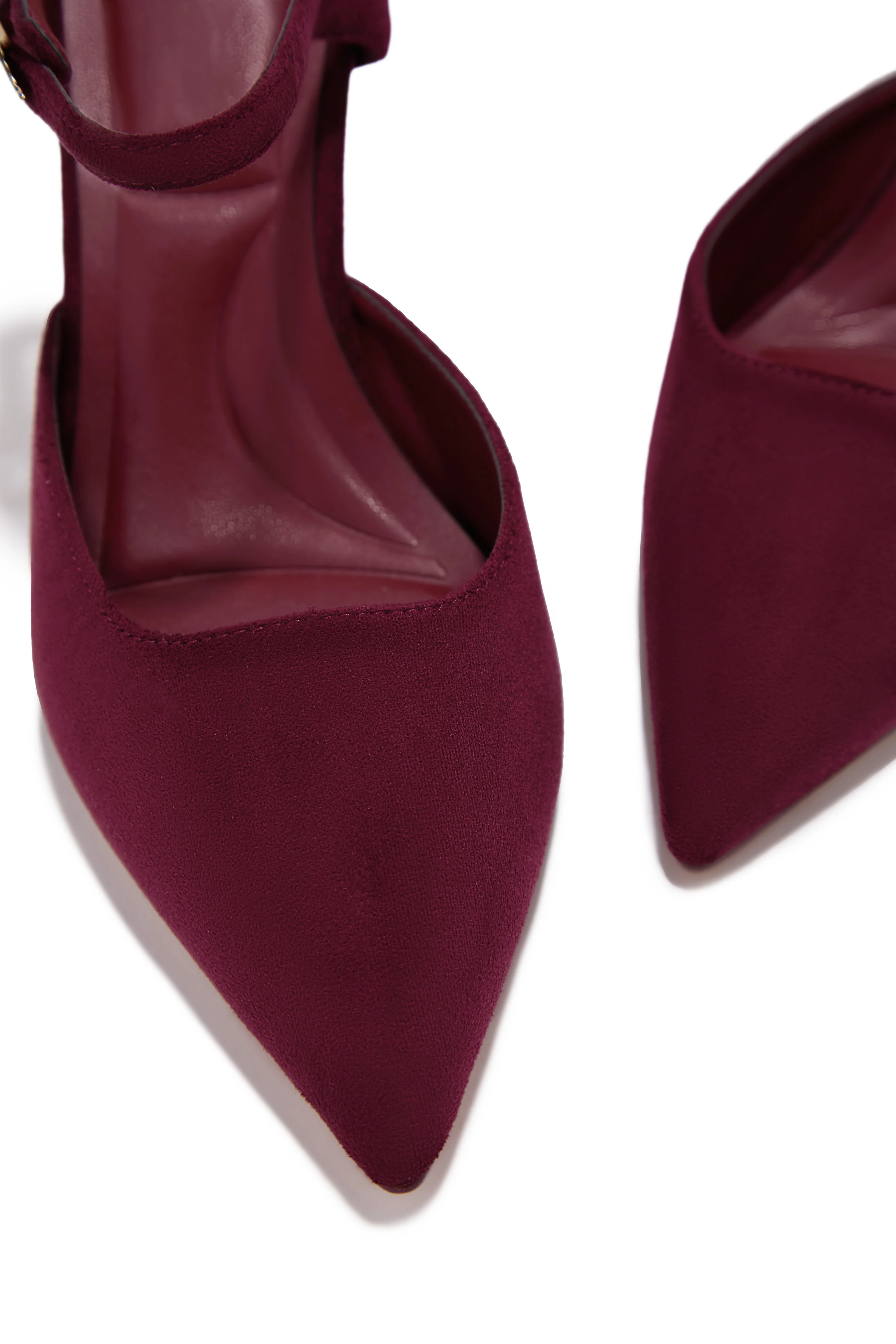 Kaley Mule Heel Pumps - Wine - Image 4