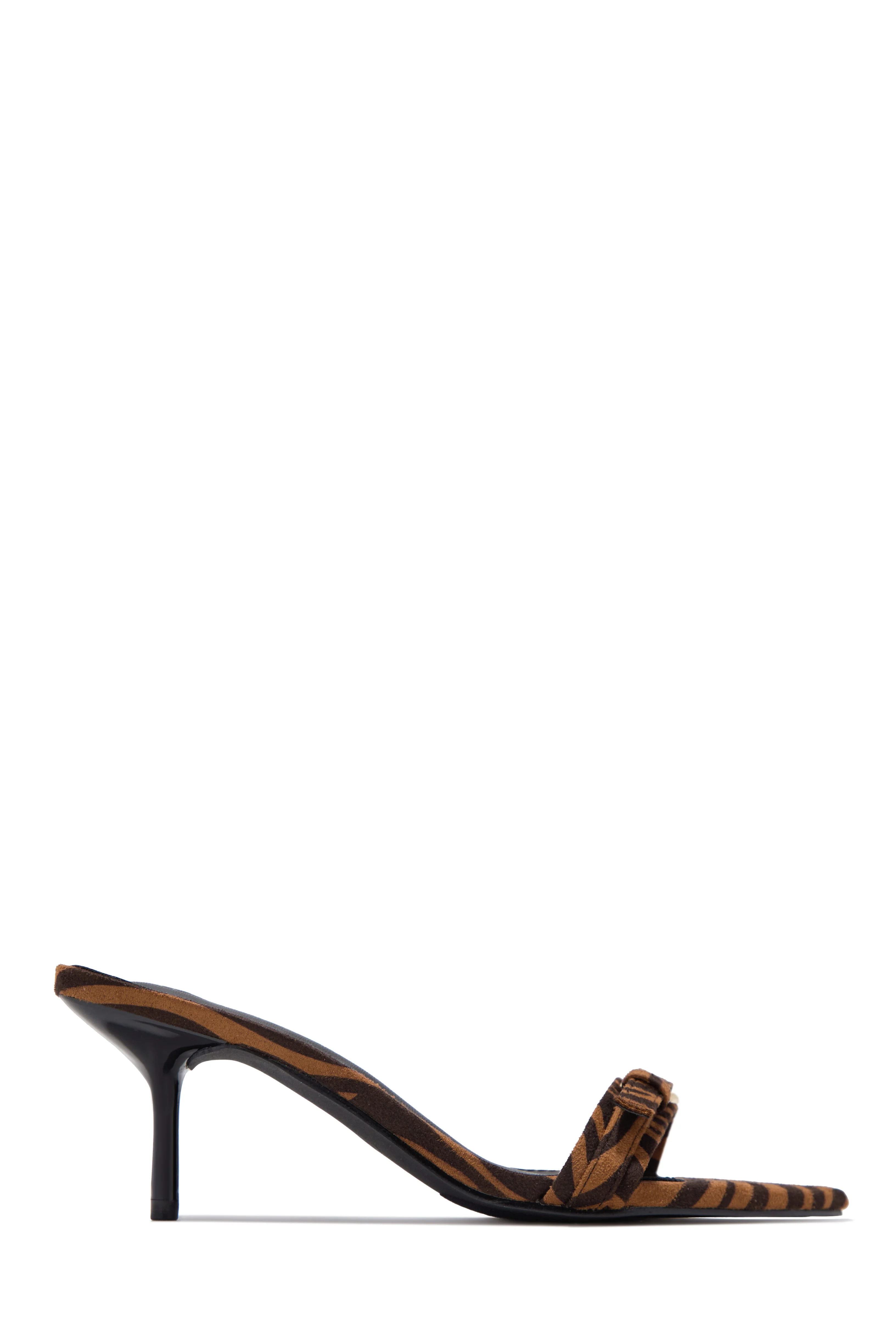 Karyn Mid Heel Mules - Tiger - Image 7