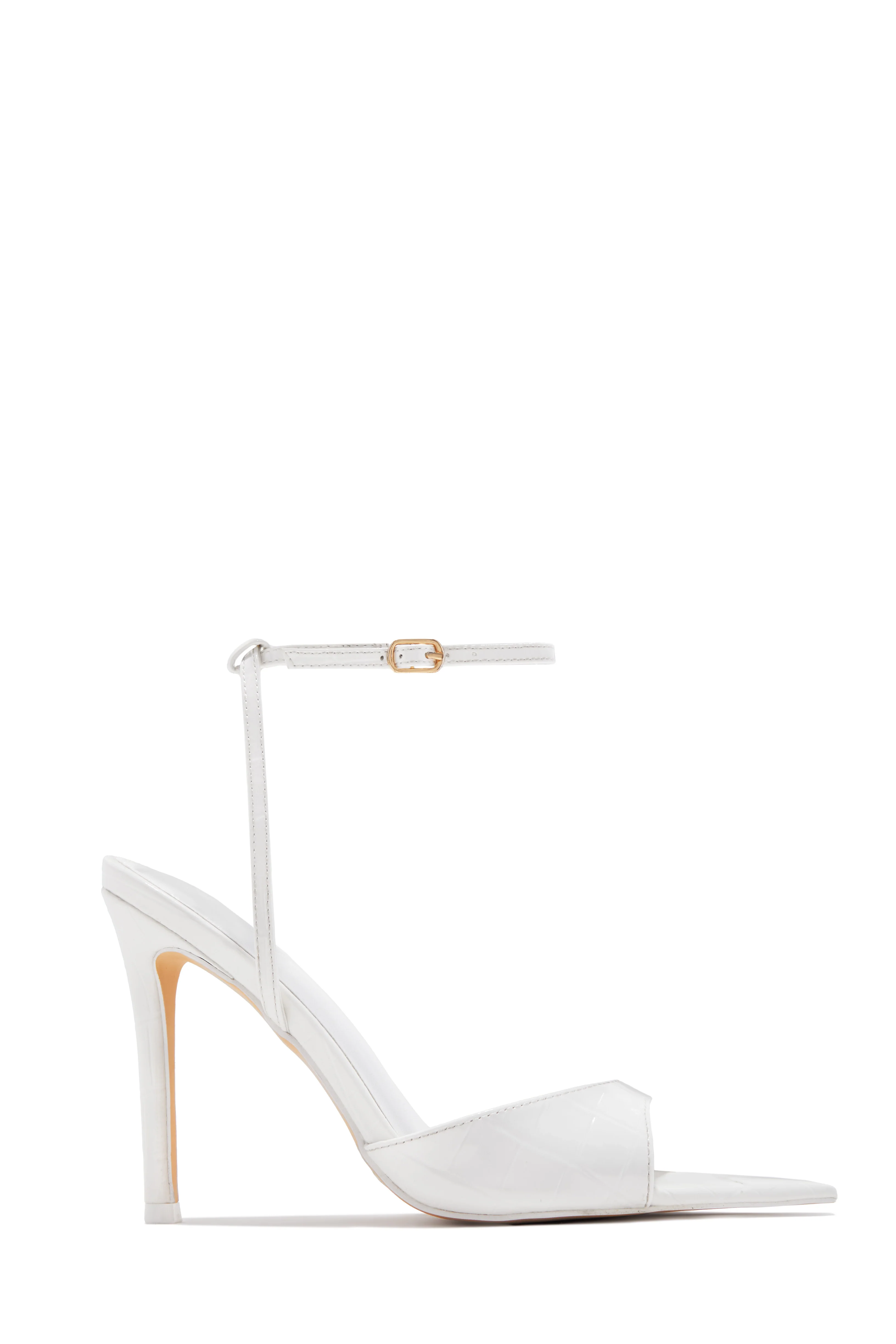 Kelcie Single Sole Heels - White - Image 5