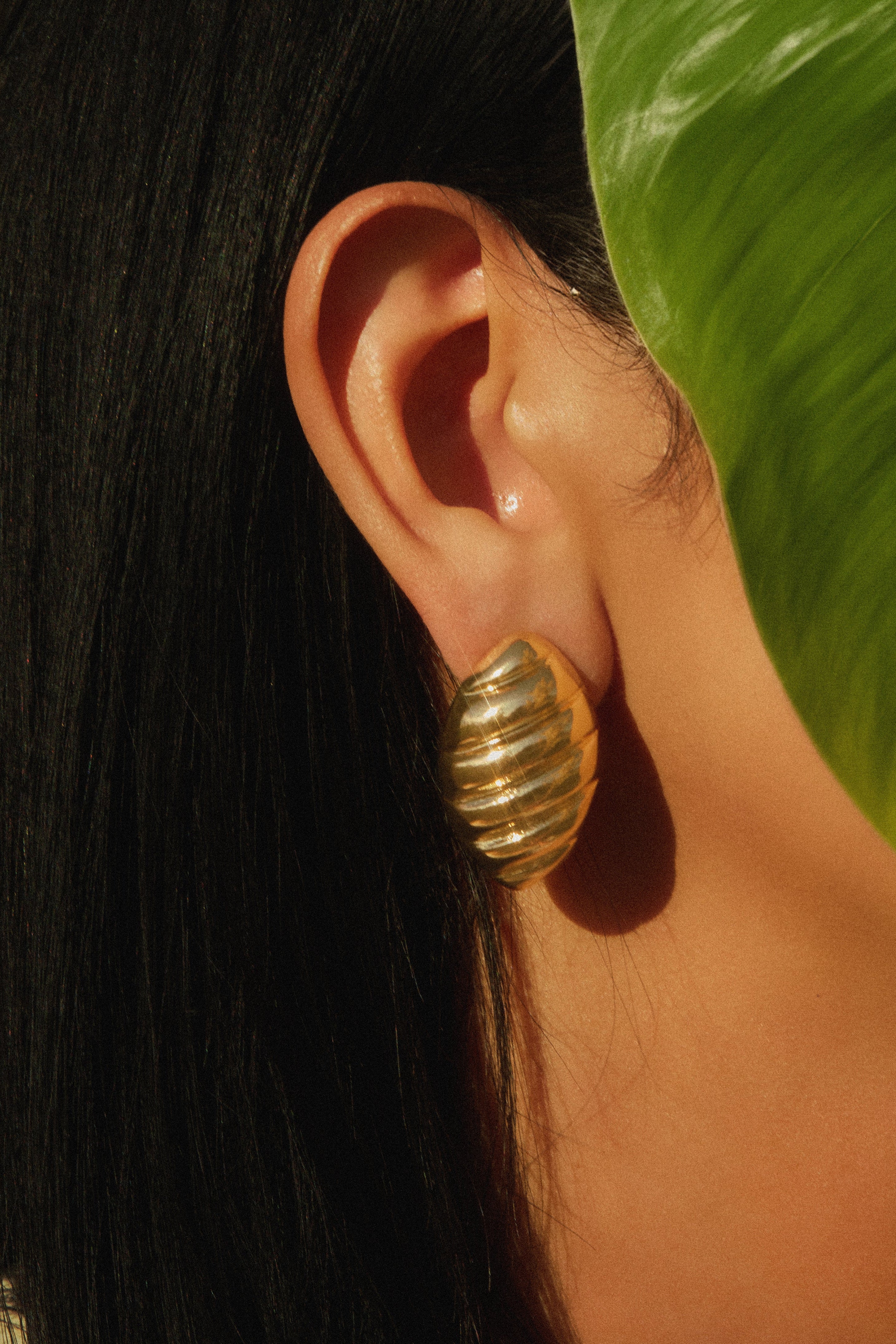Kerra Statement Earring - Gold