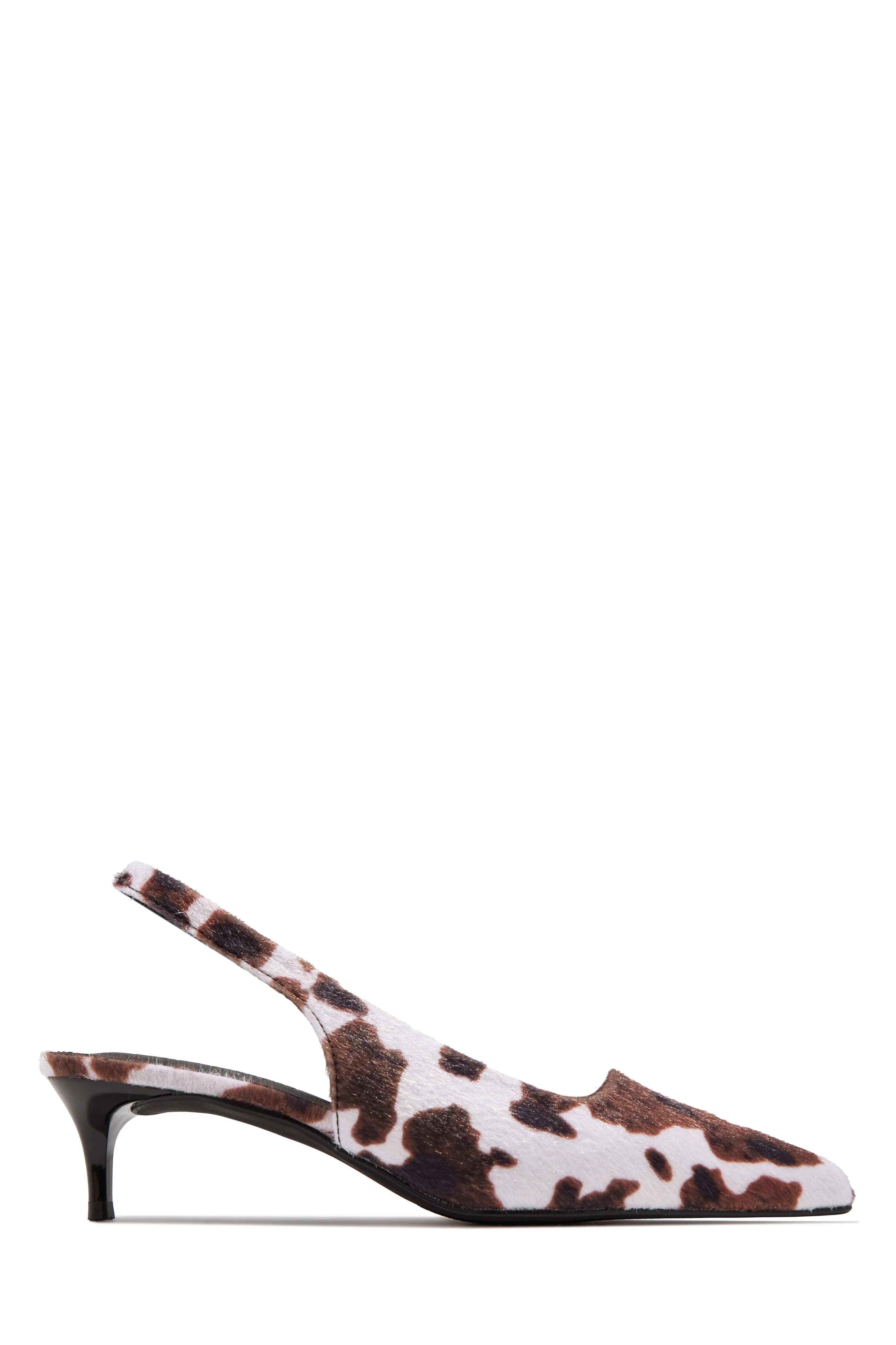 Kiley Mid Heel Slingback Pumps - Cow - Image 5