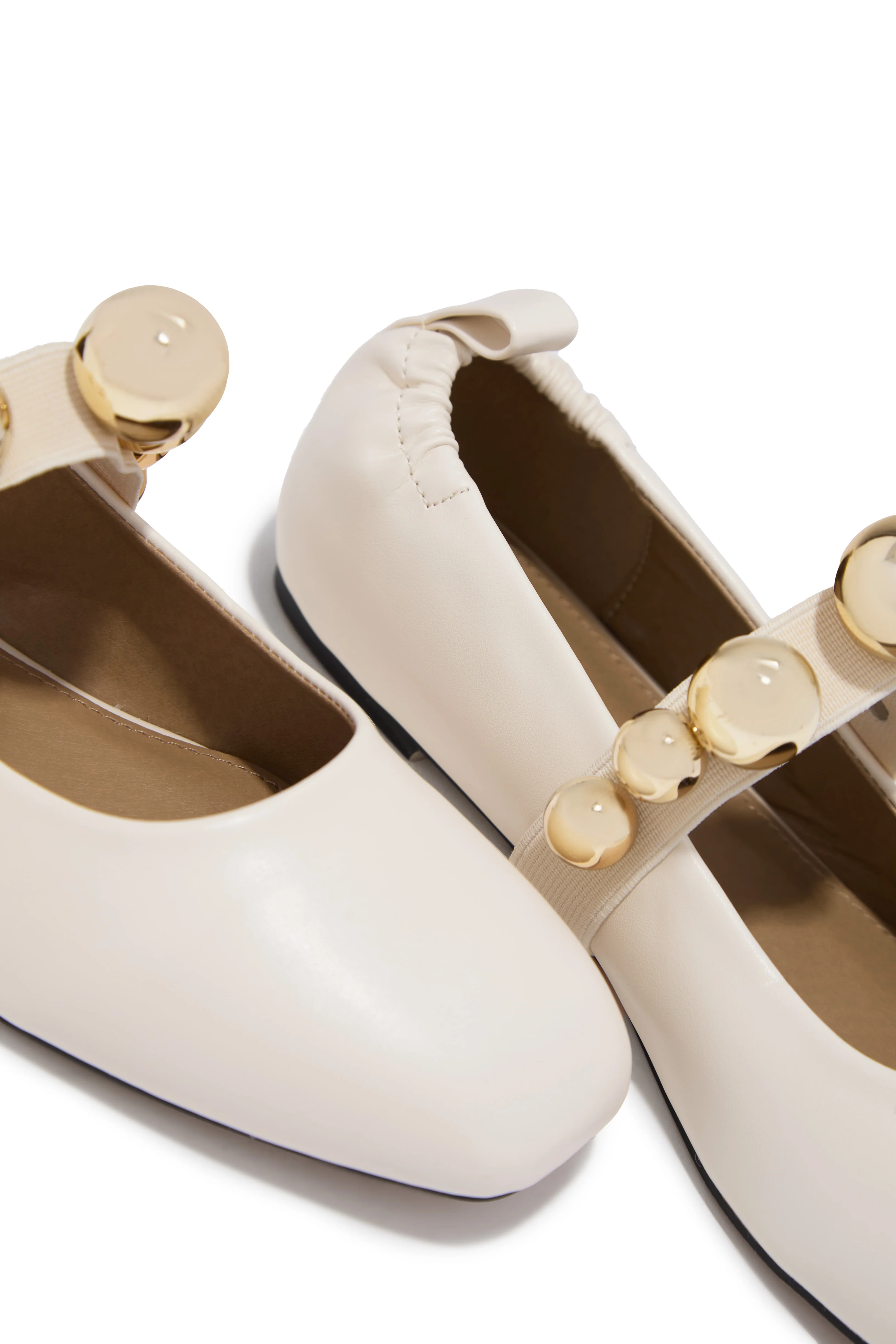 Kimberly Ballet Flats - White - Image 3