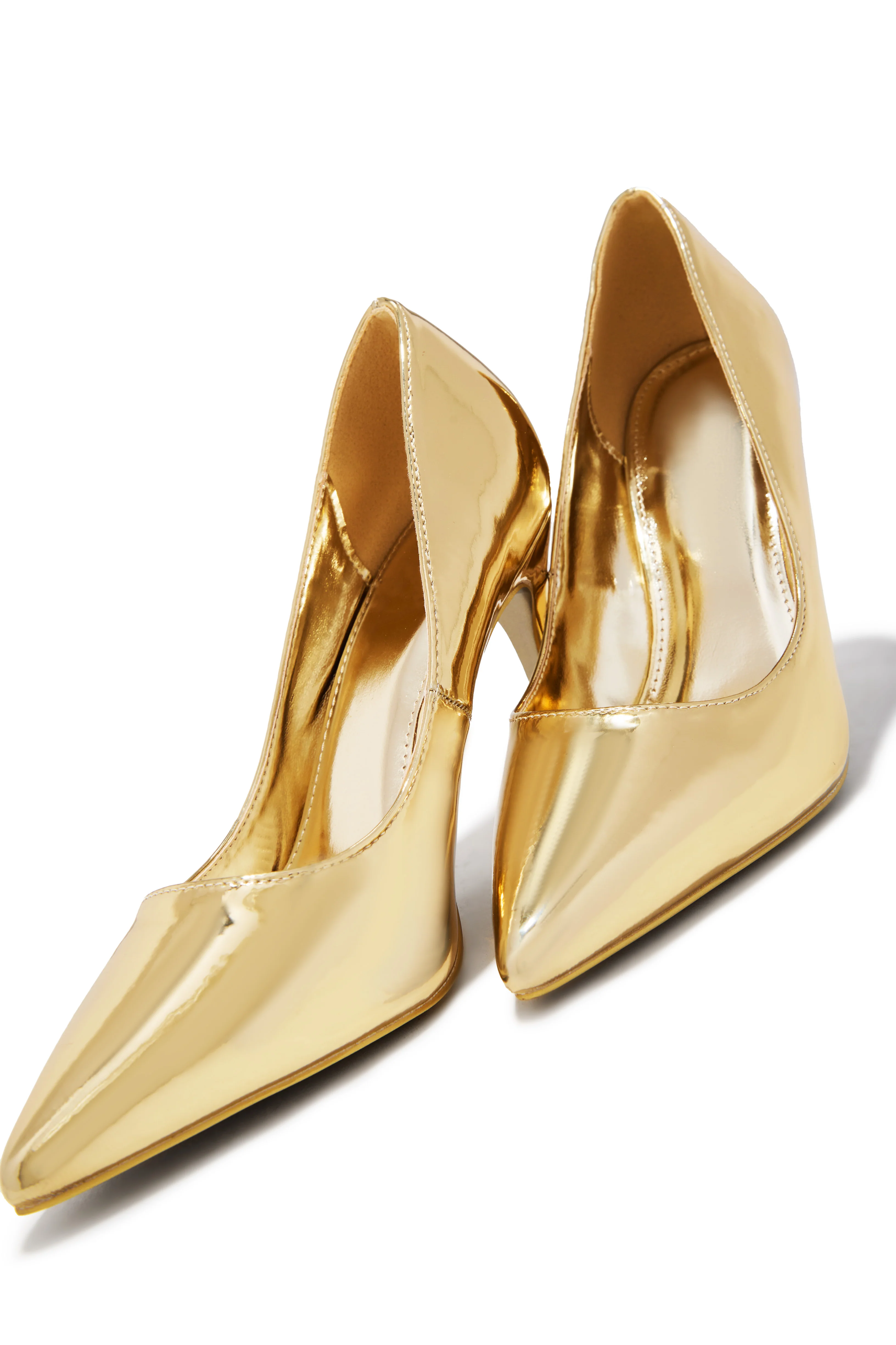 Kylan Heel Pumps - Gold - Image 2