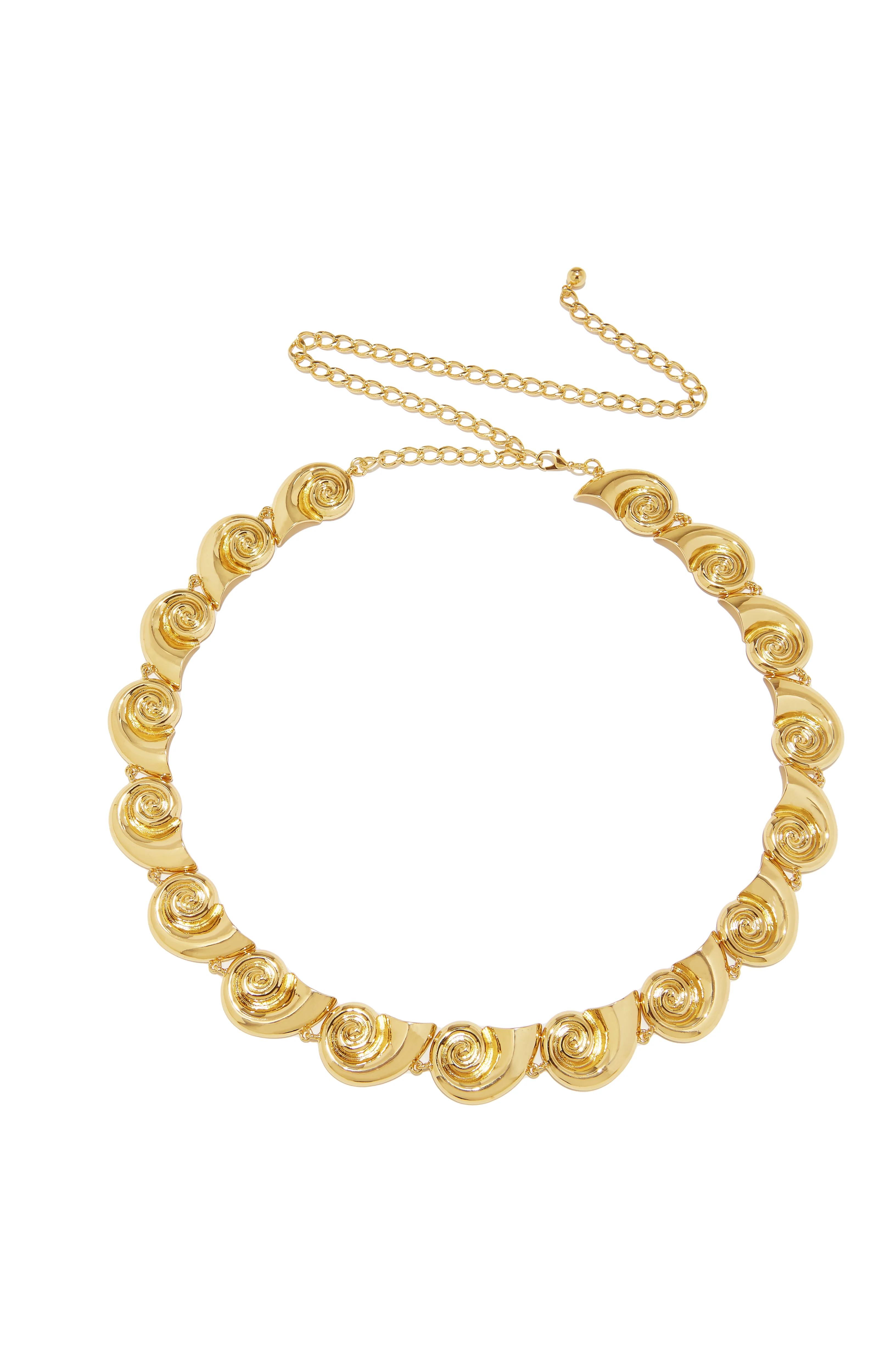 Leilani Sea Shell Chain Belt - Gold - Image 6