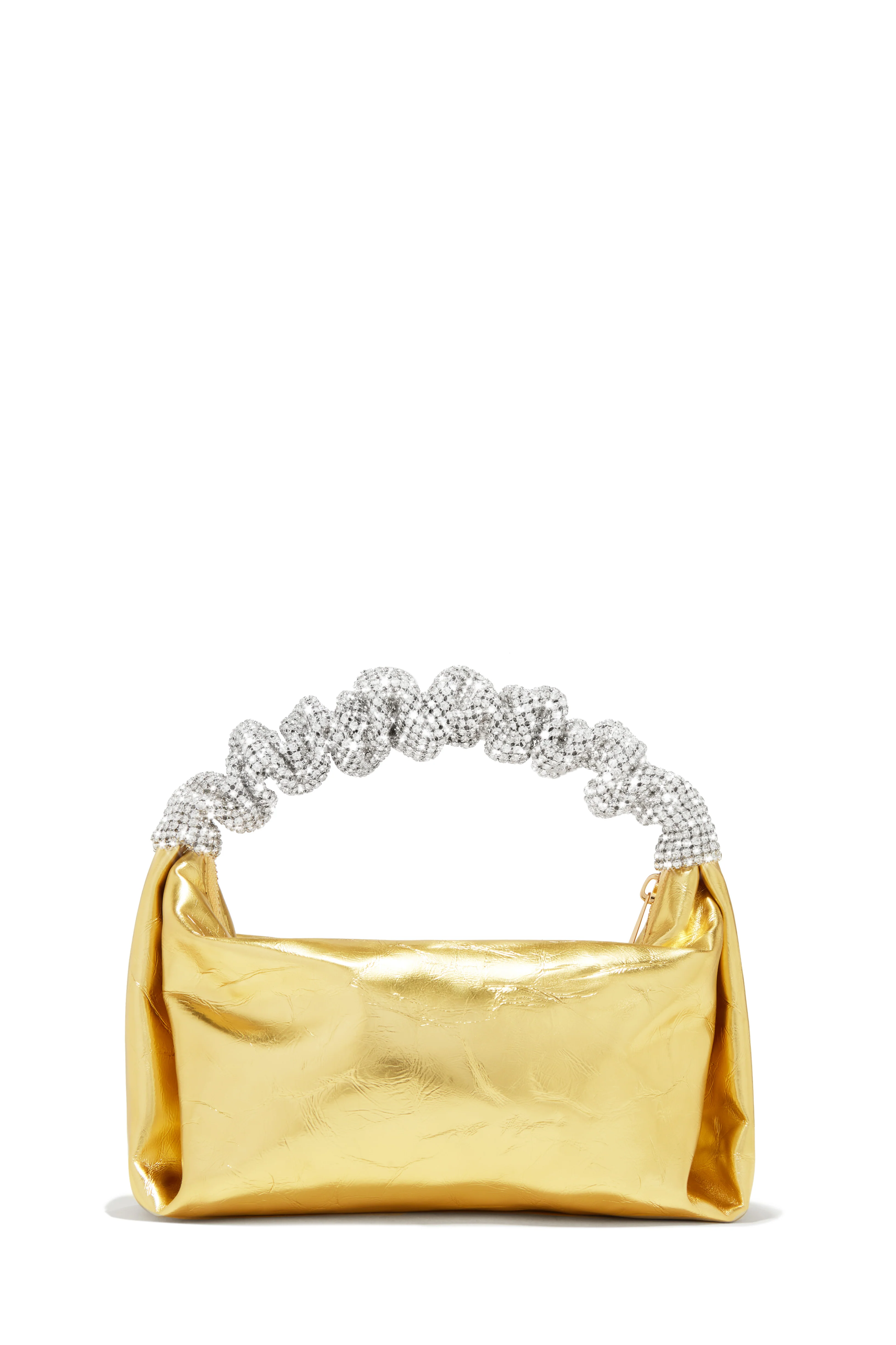 Lelani Embellished Top Handle Bag - Gold - Image 2