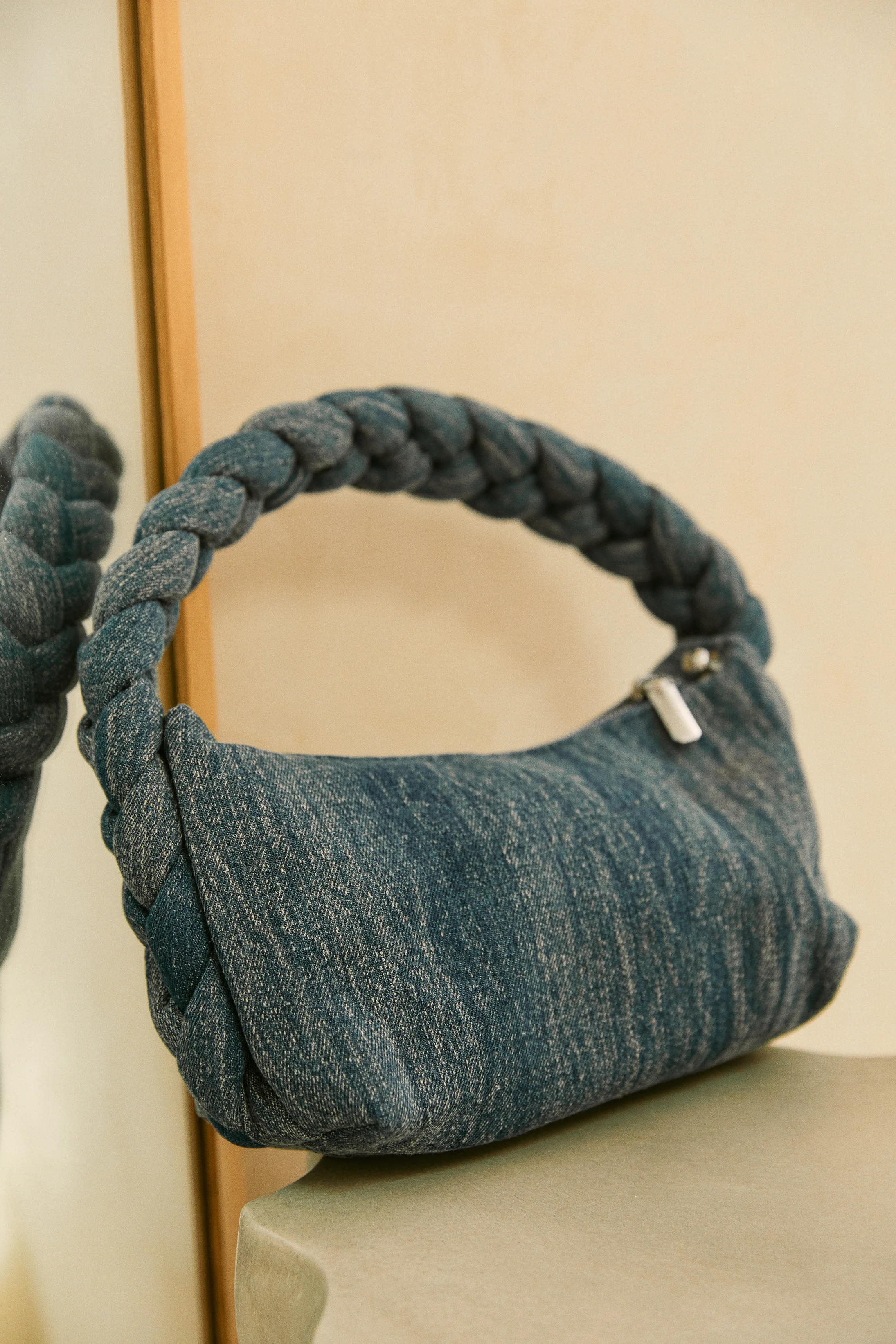 Lenira Shoulder Bag - Blue Denim - Image 2