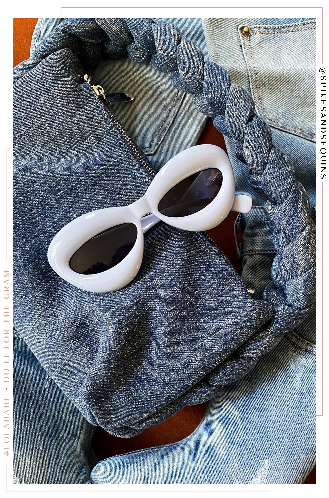 Lenira Shoulder Bag - Blue Denim - Image 7