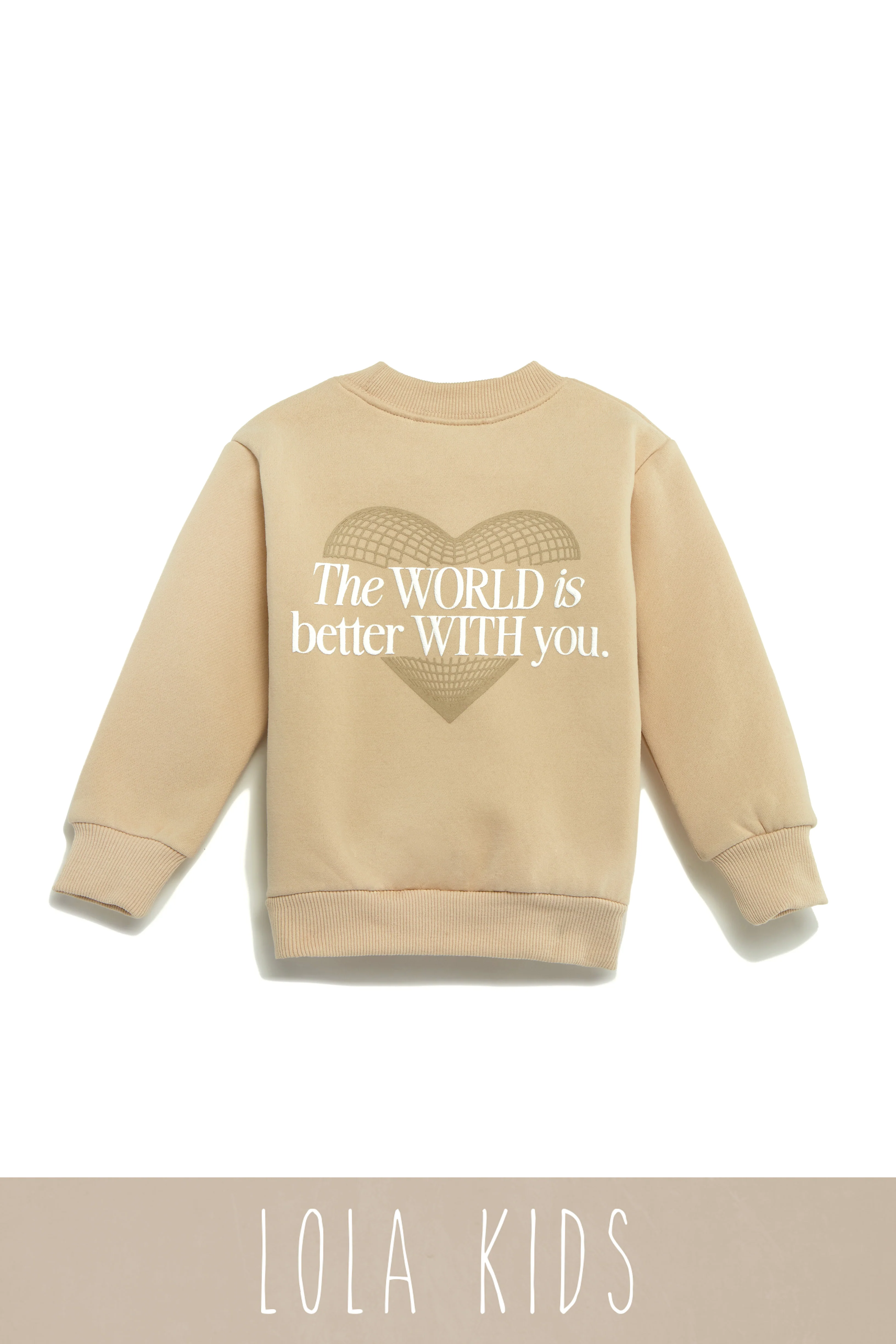 Kids Mommy's Motivation Kids Exclusive Sweater - Nude