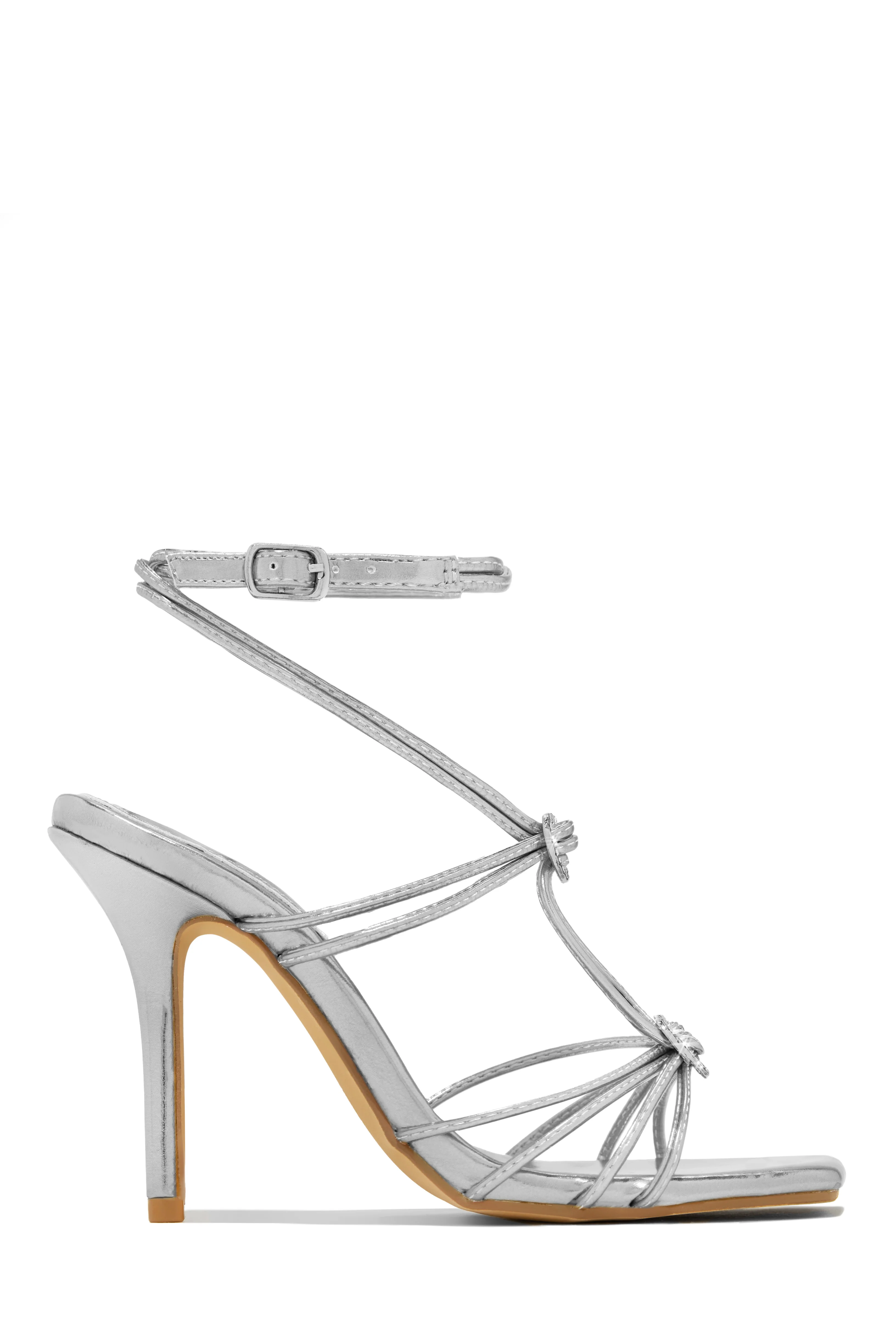 Lovestruck Embellished Strappy High Heels - Pink - Image 10