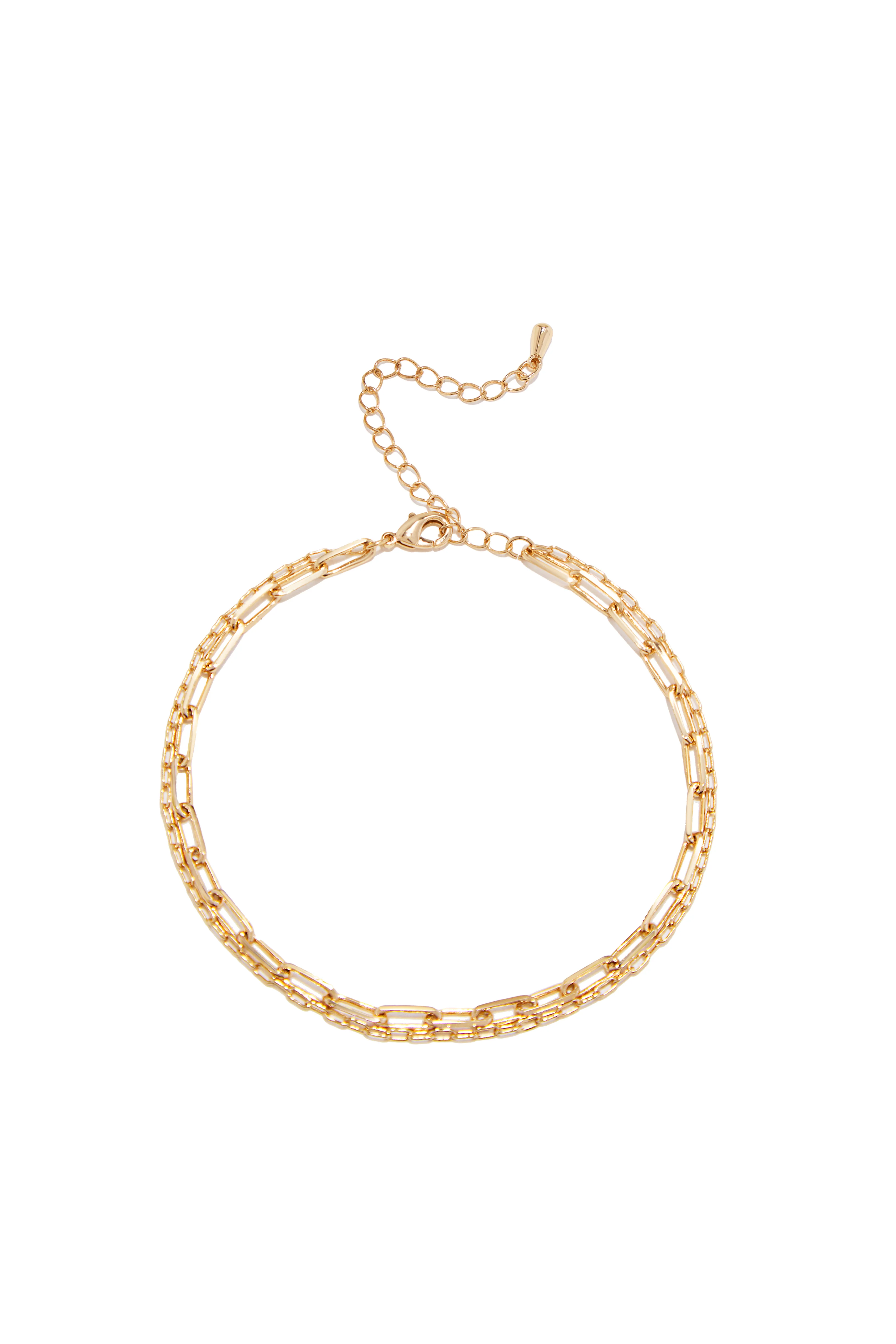 Melany Layered Anklet - Gold - Image 3