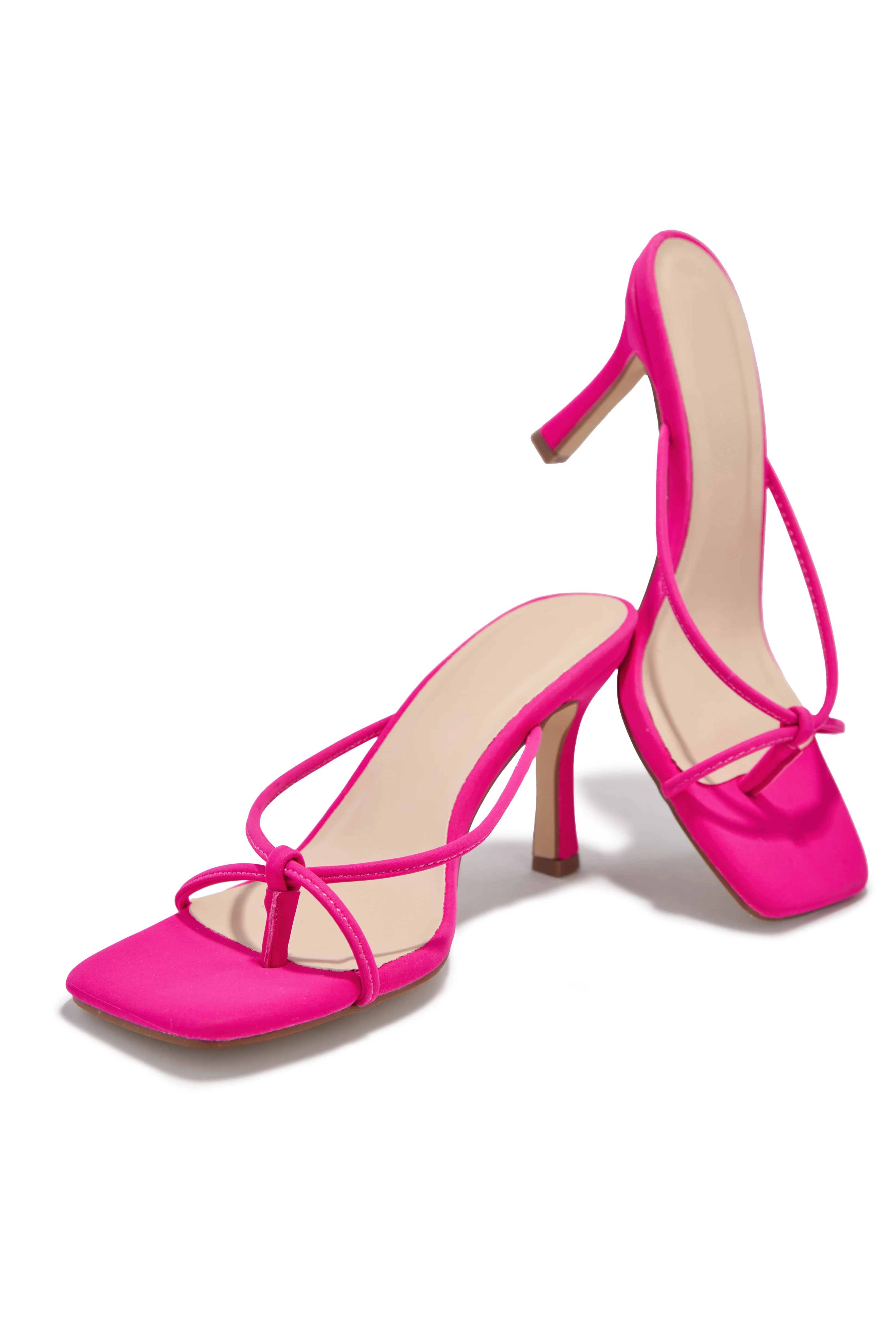 Mely Mid Heel Mules - Pink - Image 4