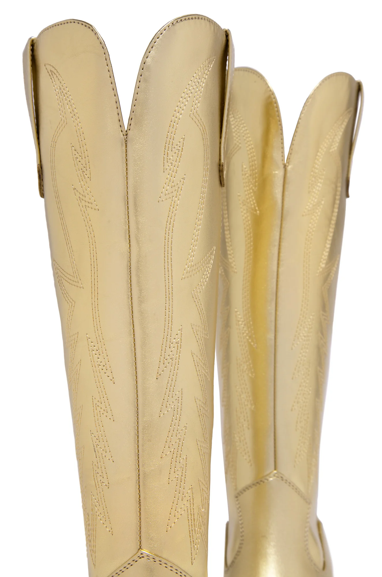 Millie Western Boots - Gold - Image 5