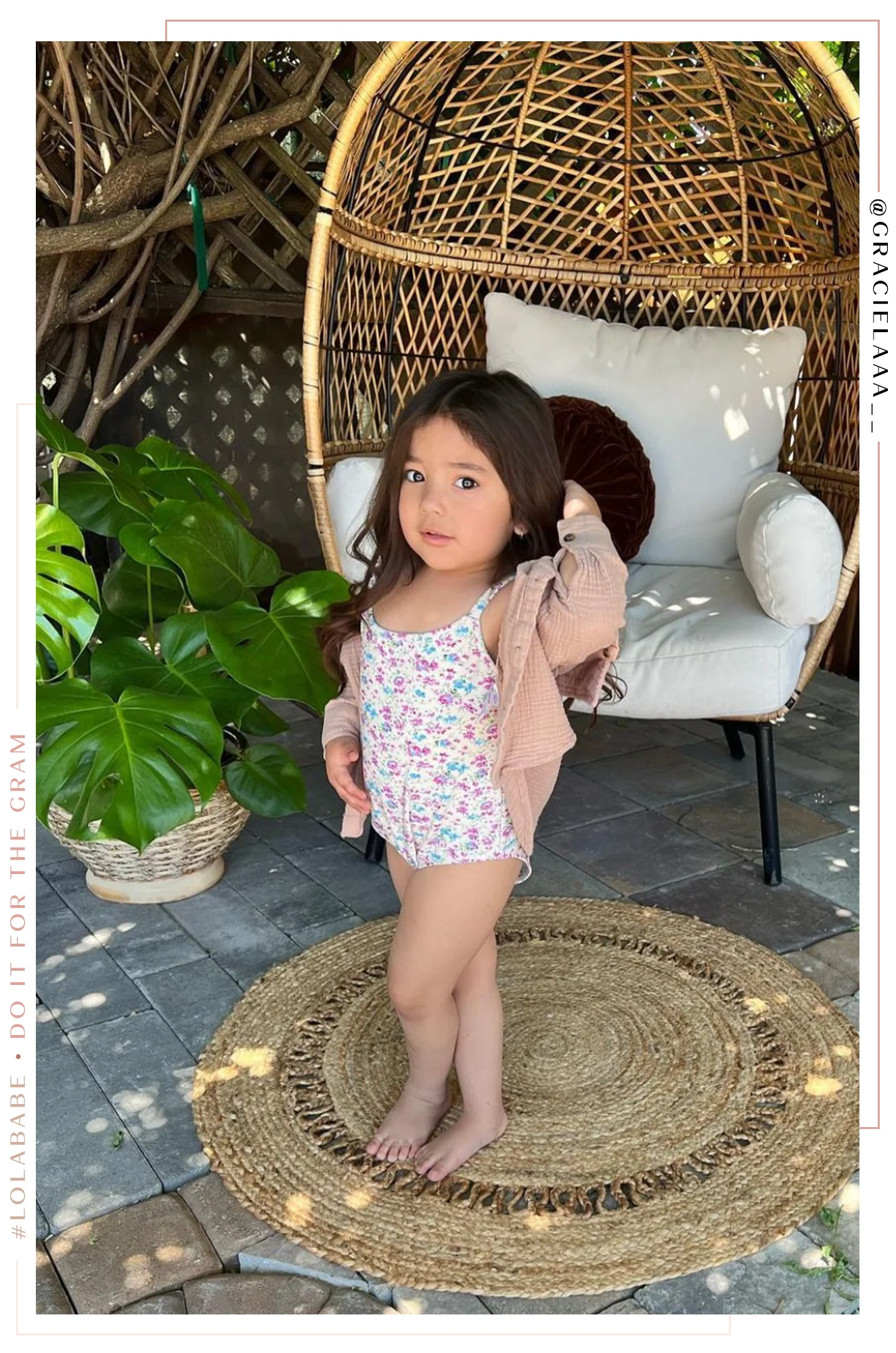 Mini Cailey One Piece Swimsuit - Floral - Image 3