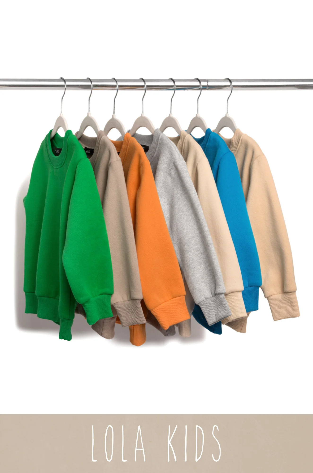 Mini Cozy Feels Kids Crewneck Sweater - Orange - Image 4