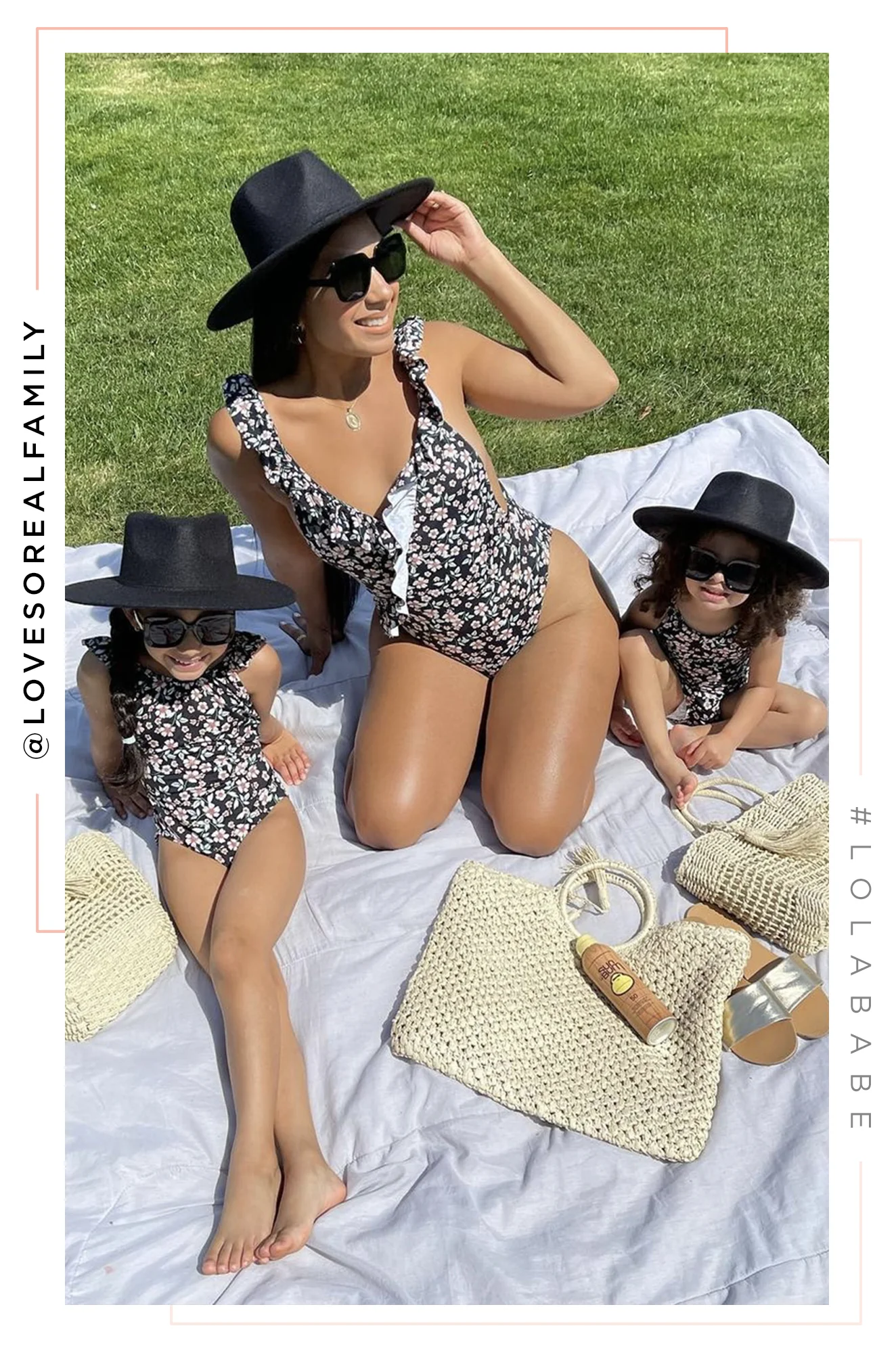Mini Kalisi Kids One Piece Swimsuit - Floral - Image 2