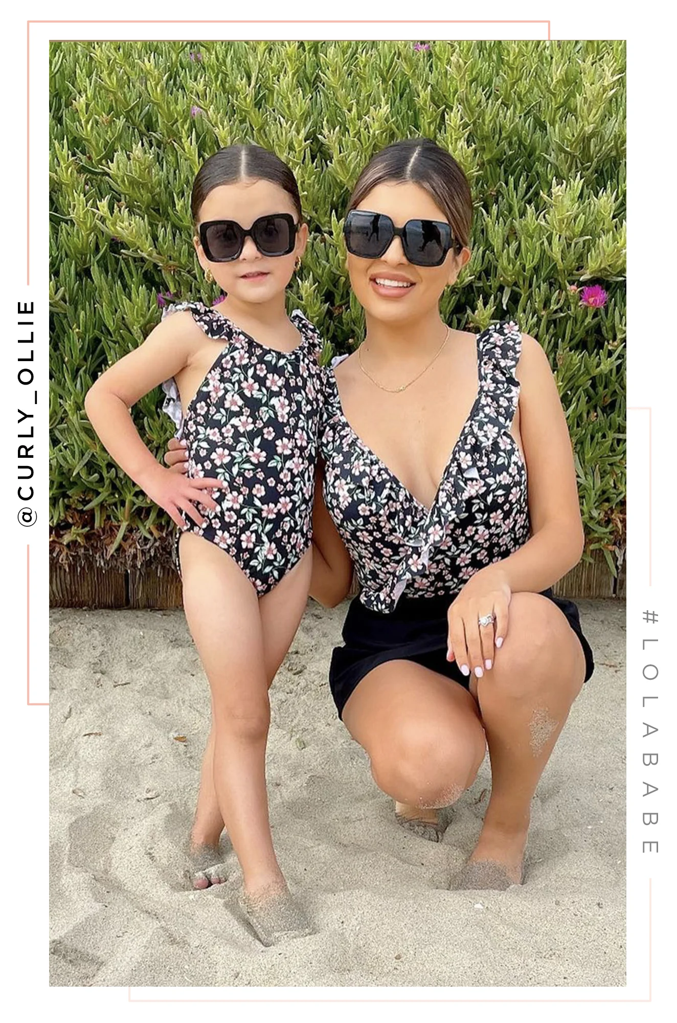 Mini Kalisi Kids One Piece Swimsuit - Floral - Image 3