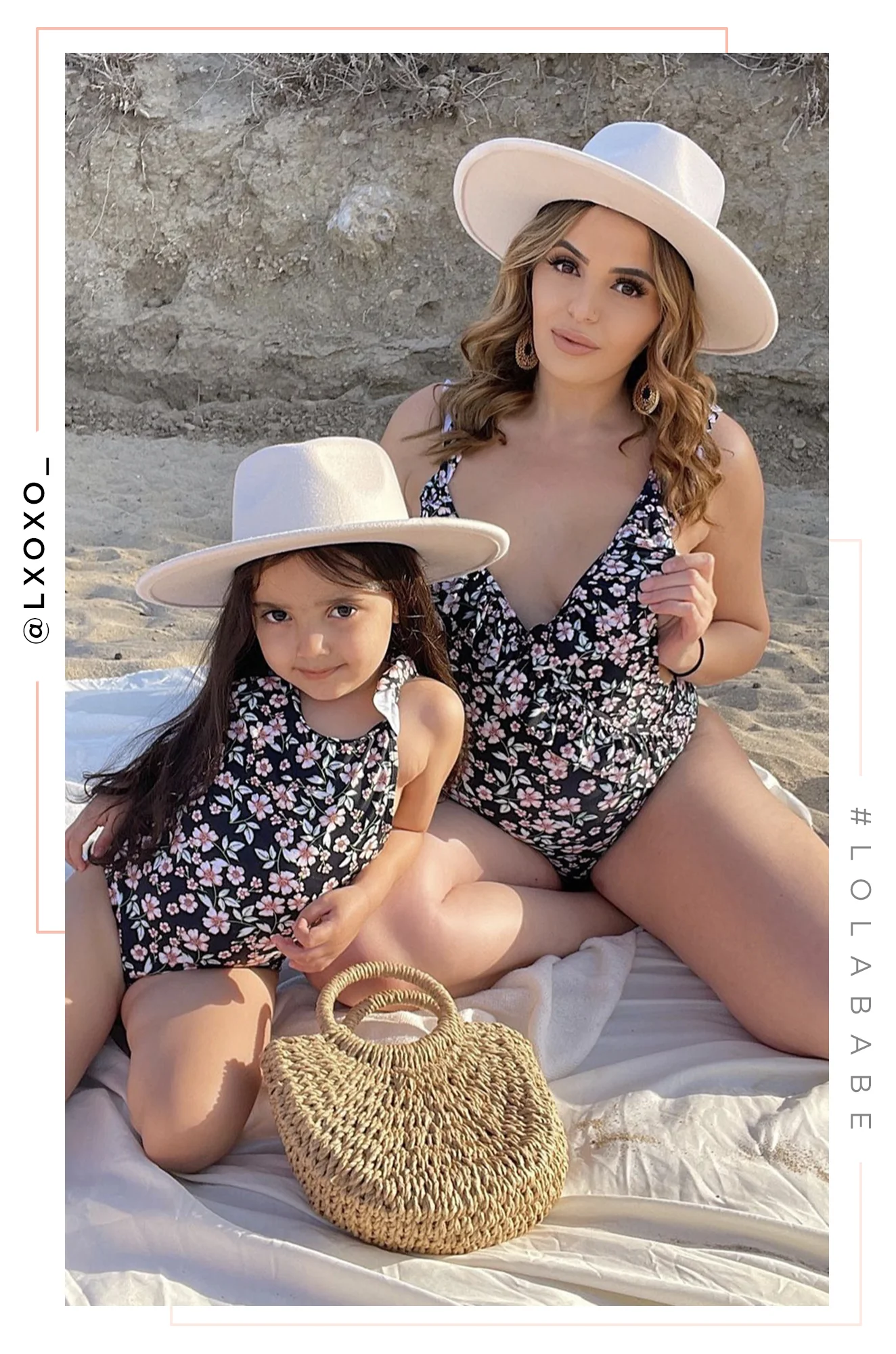 Mini Kalisi Kids One Piece Swimsuit - Floral - Image 6