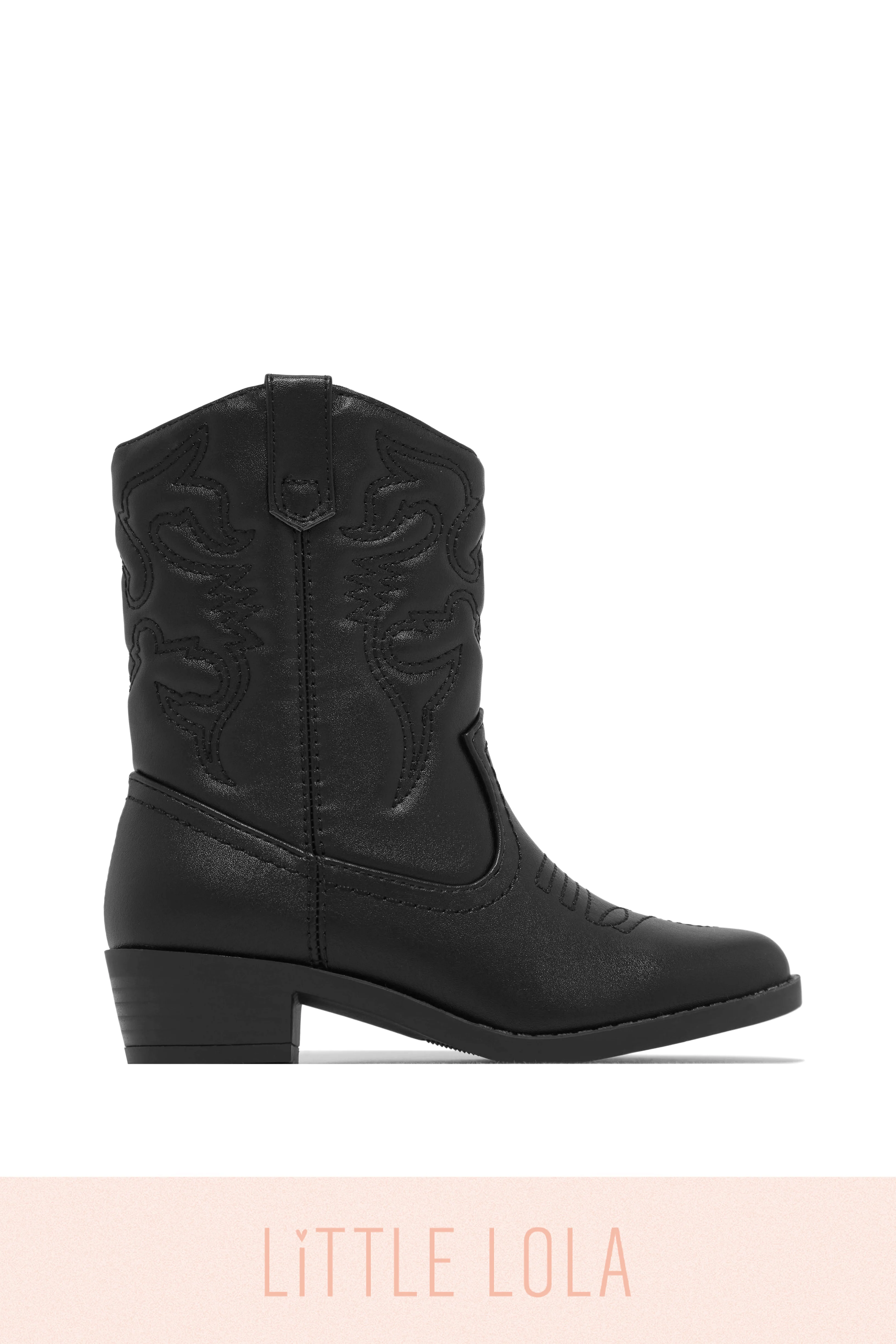 Mini Libby Kids Cowgirl Boots - Red - Image 5