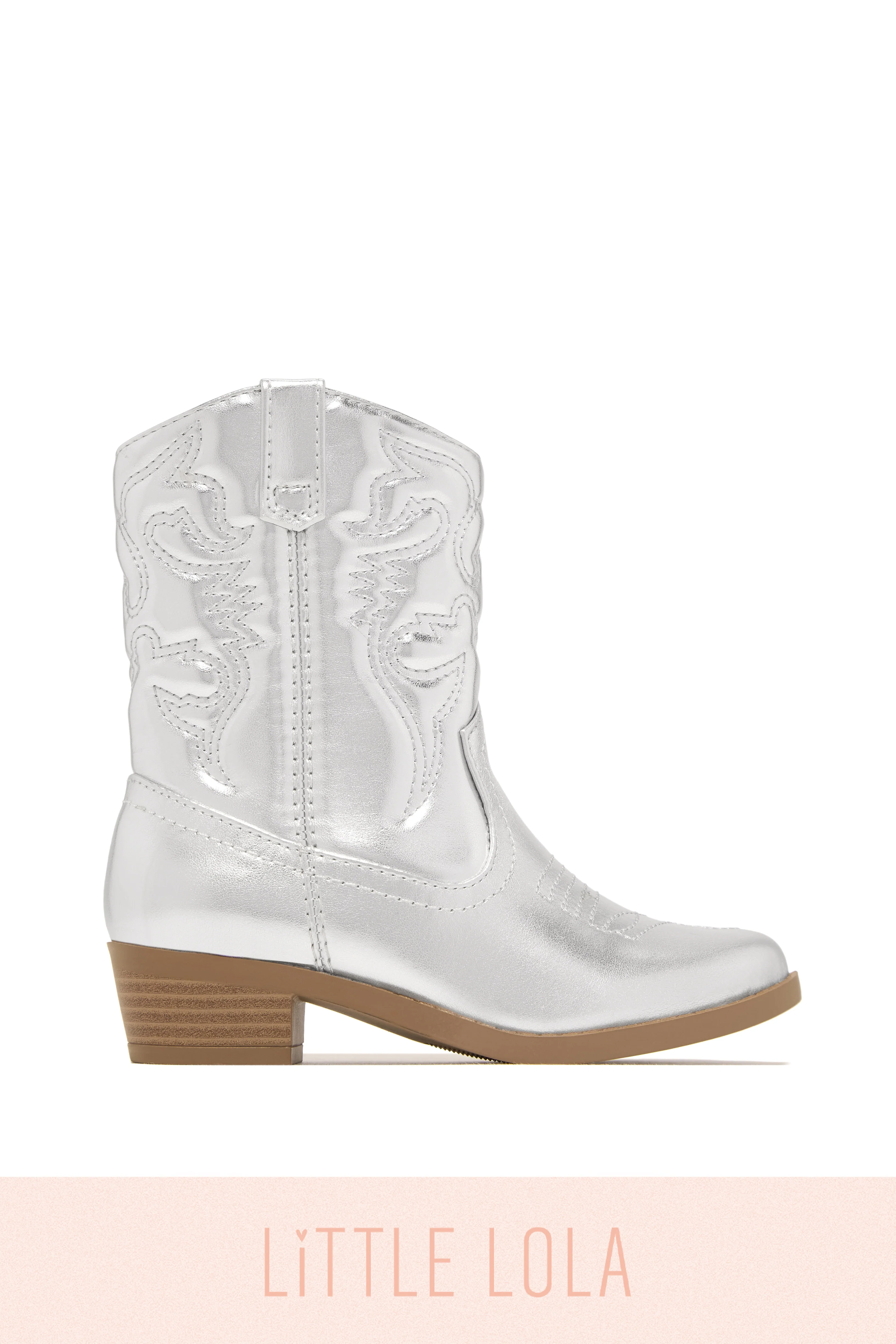 Mini Libby Kids Cowgirl Boots - Red - Image 8