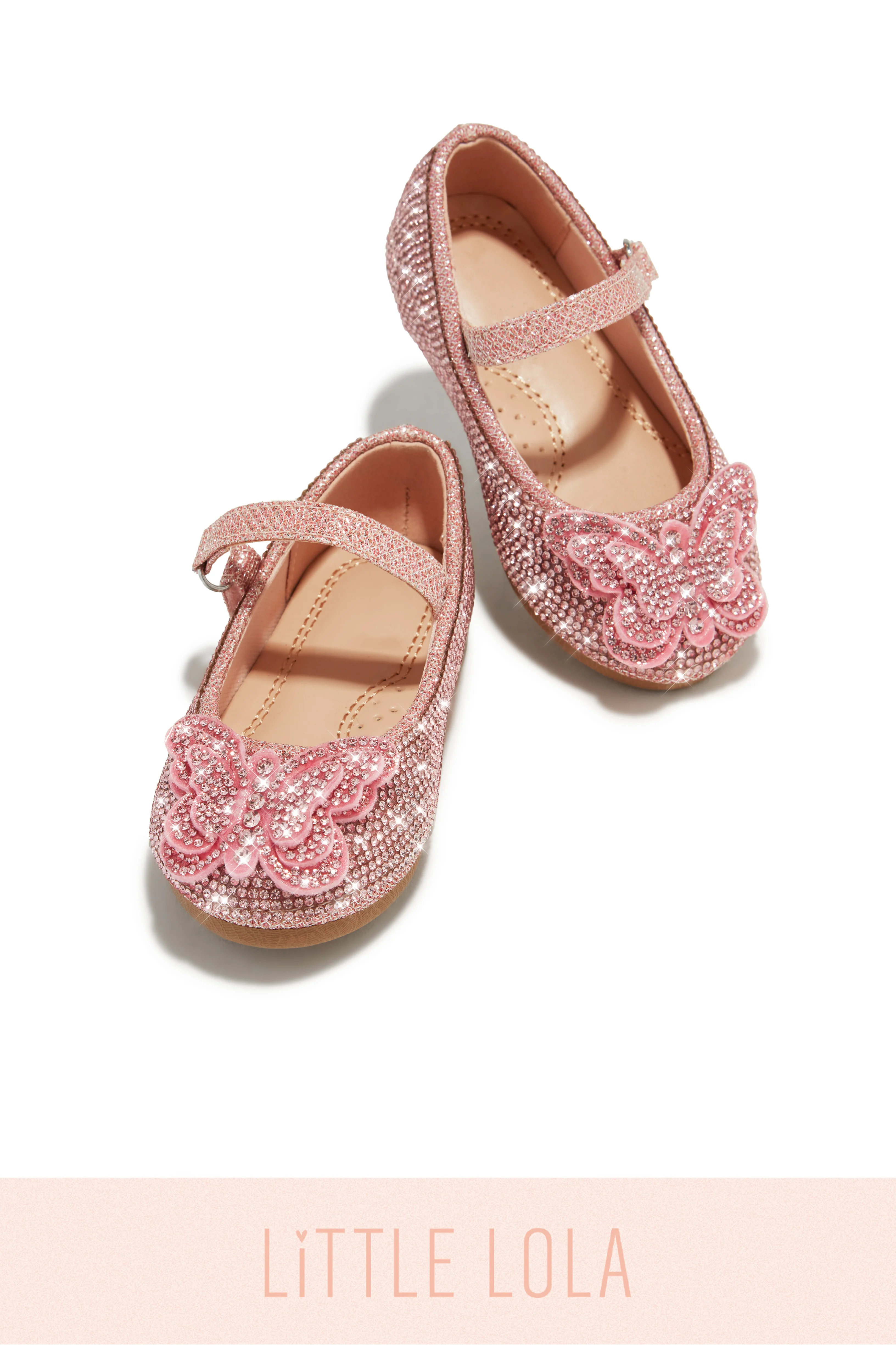 Mini Sweet Fantasy Embellished Flats - Gold - Image 5