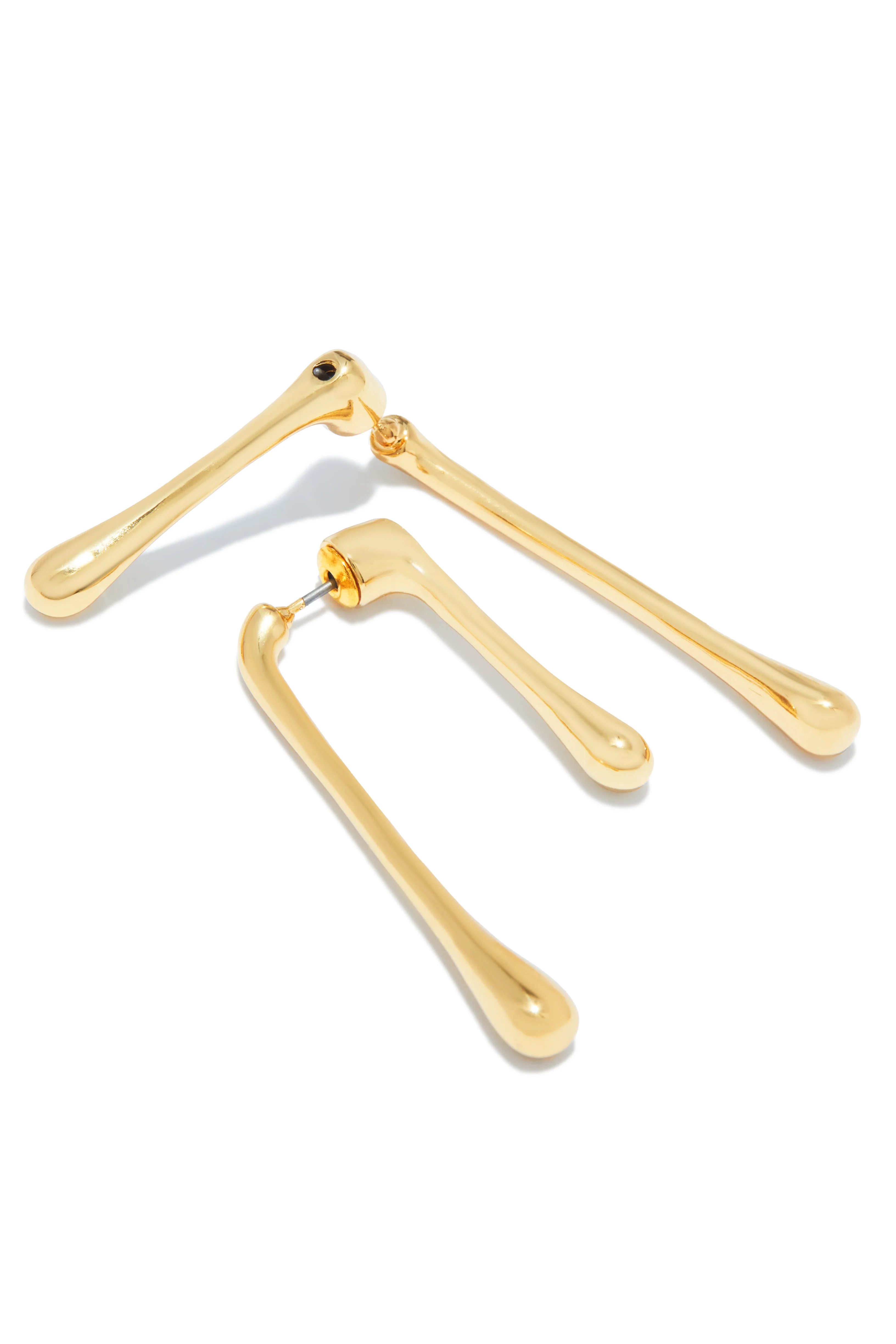 Nalina Abstract Statement Earring - Gold - Image 3