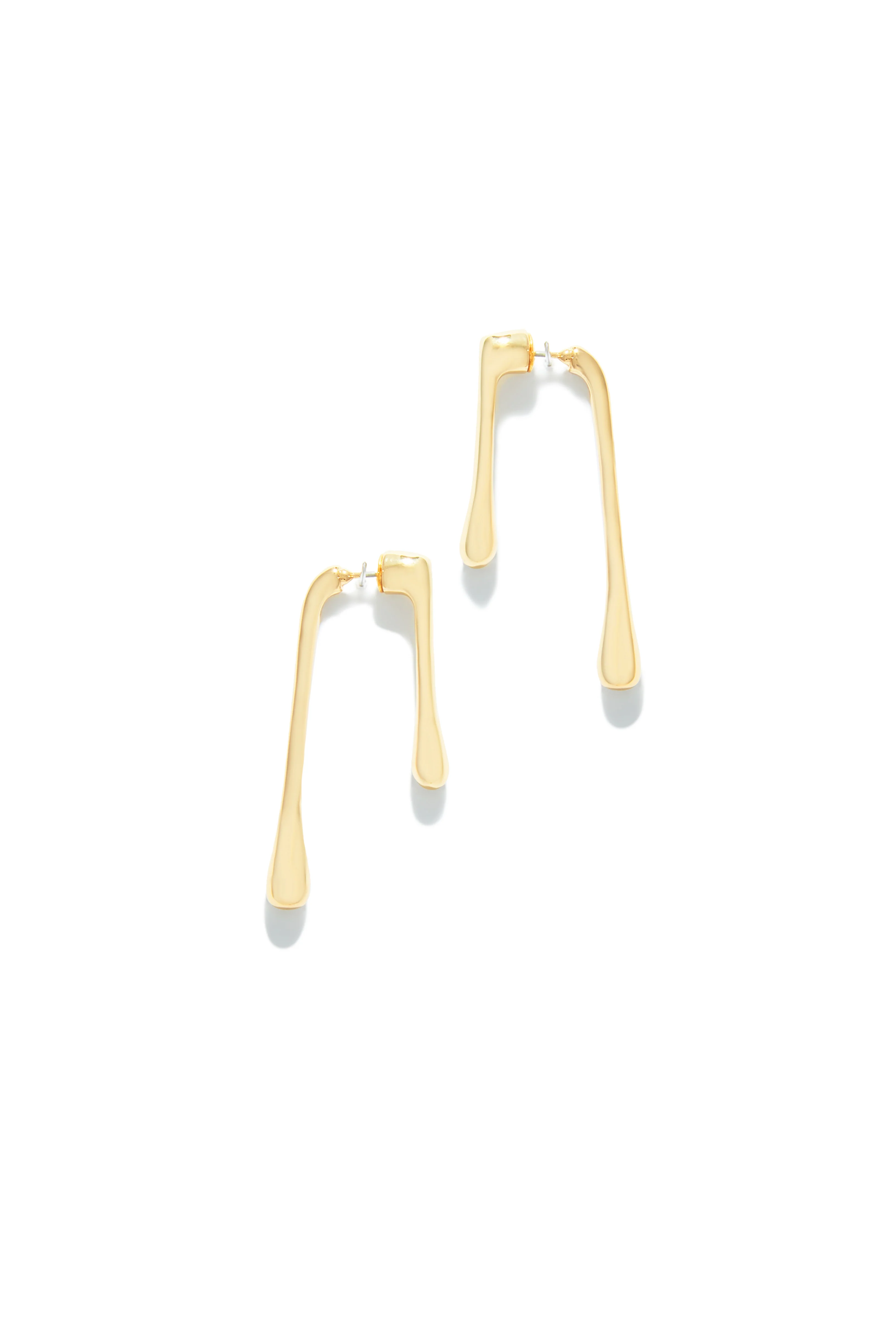 Nalina Abstract Statement Earring - Gold - Image 5