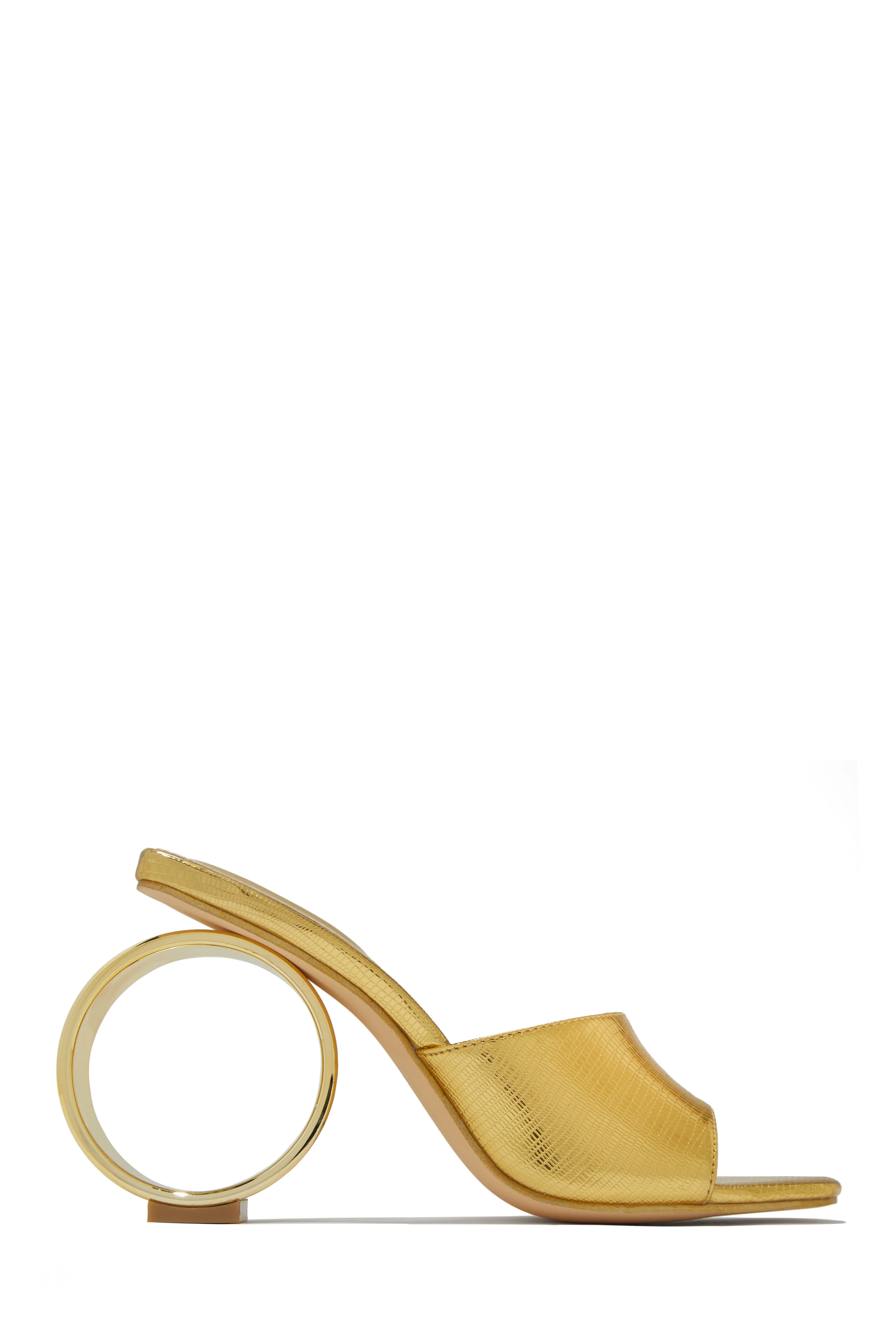 Naomi Sphere Heel Mules - Black - Image 7