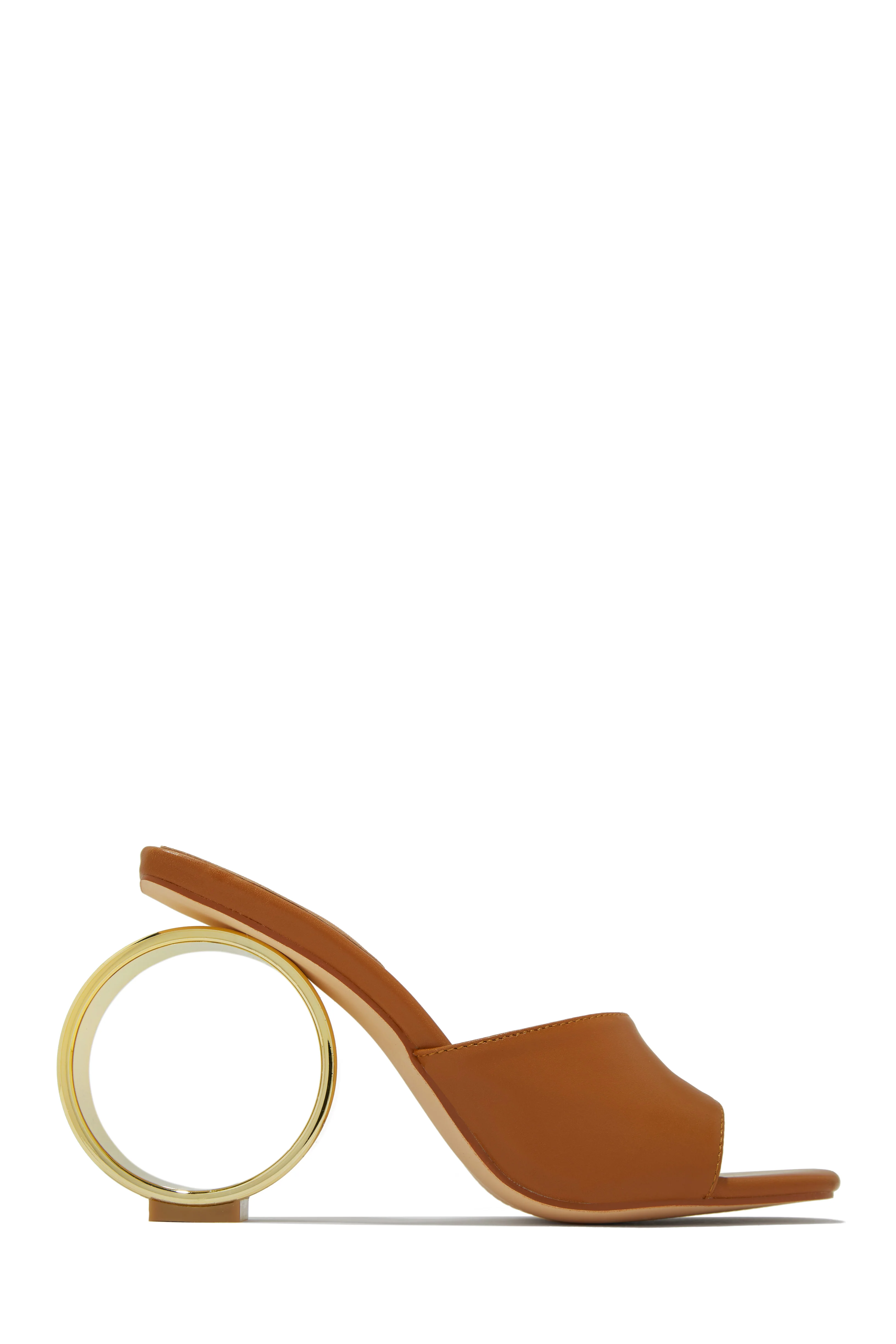 Naomi Sphere Heel Mules - Black - Image 8