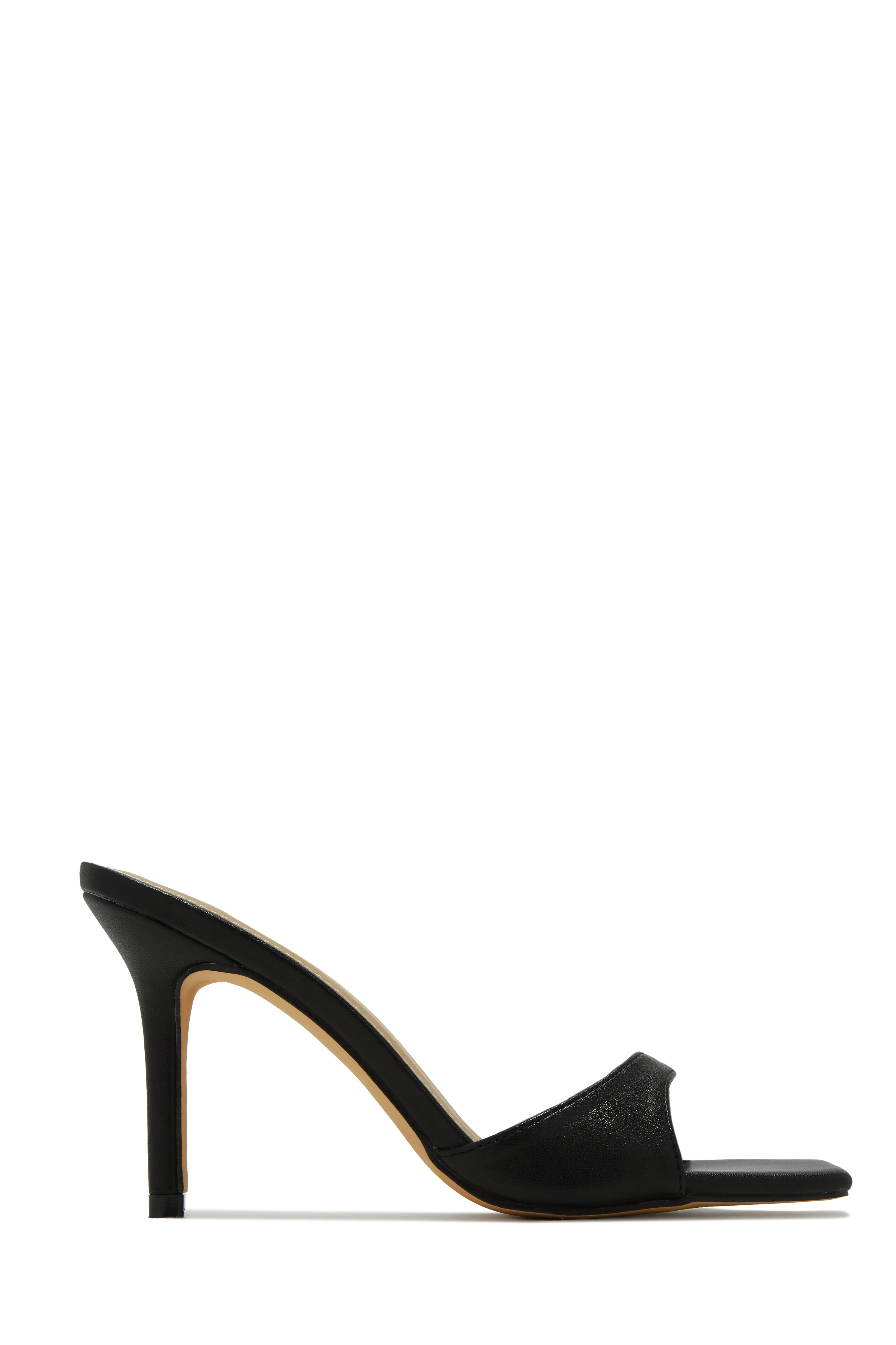 Nellie Mid Heel Mules - Gold - Image 5