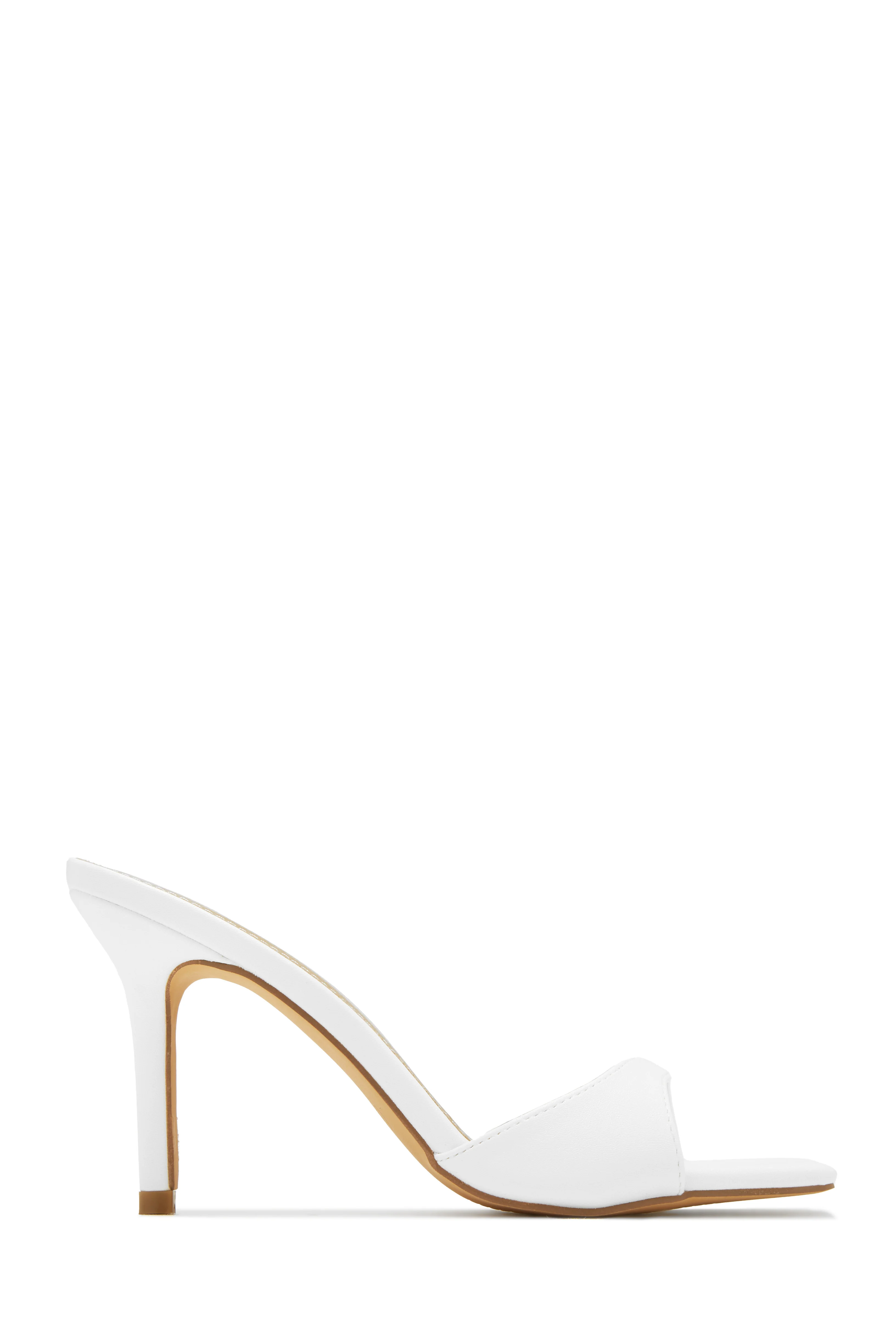 Nellie Mid Heel Mules - Gold - Image 8