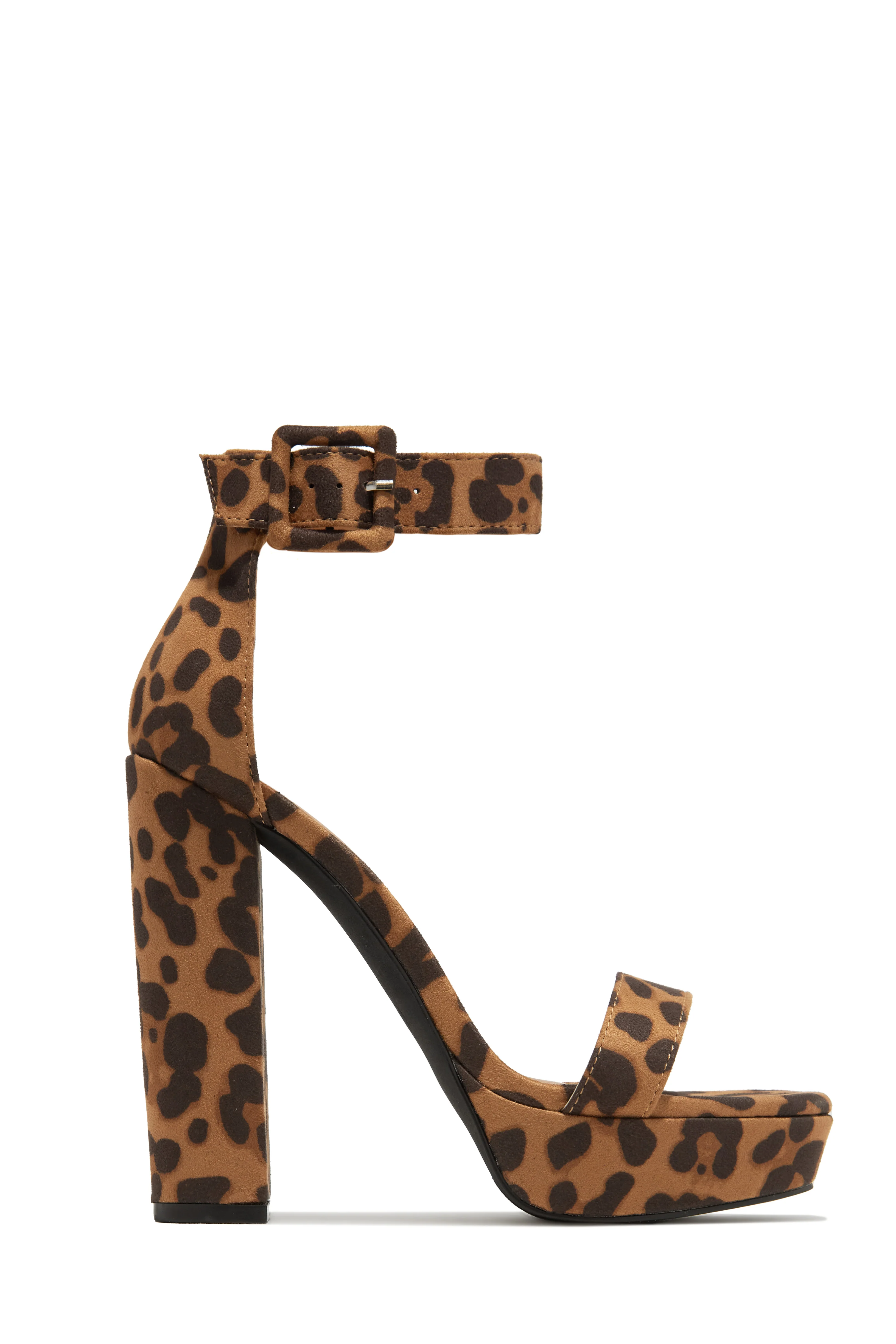 New Limits Platform Block Heels - Leopard - Image 7