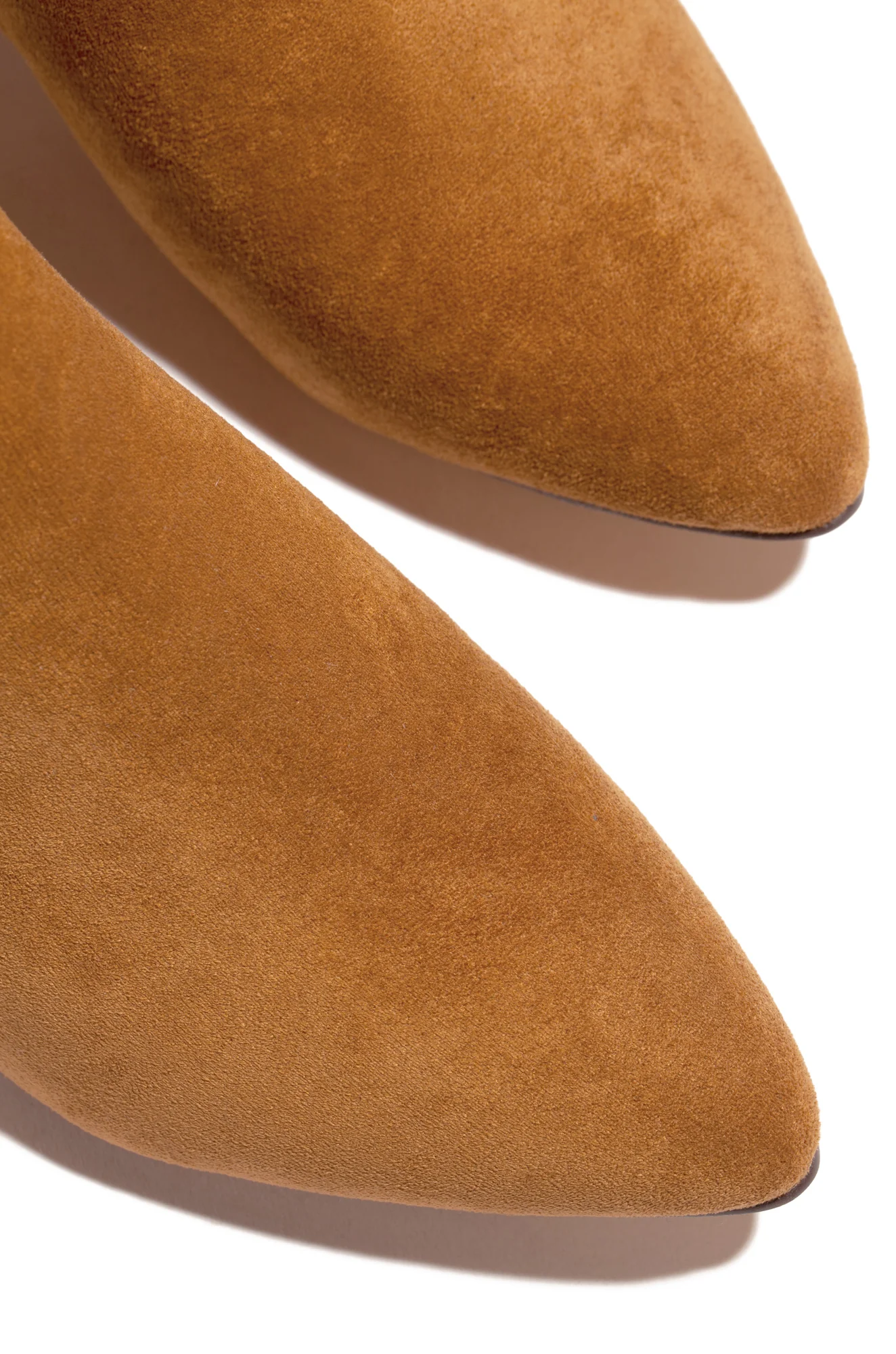 New Moon Over The Knee Block Heel Boots - Chestnut - Image 5