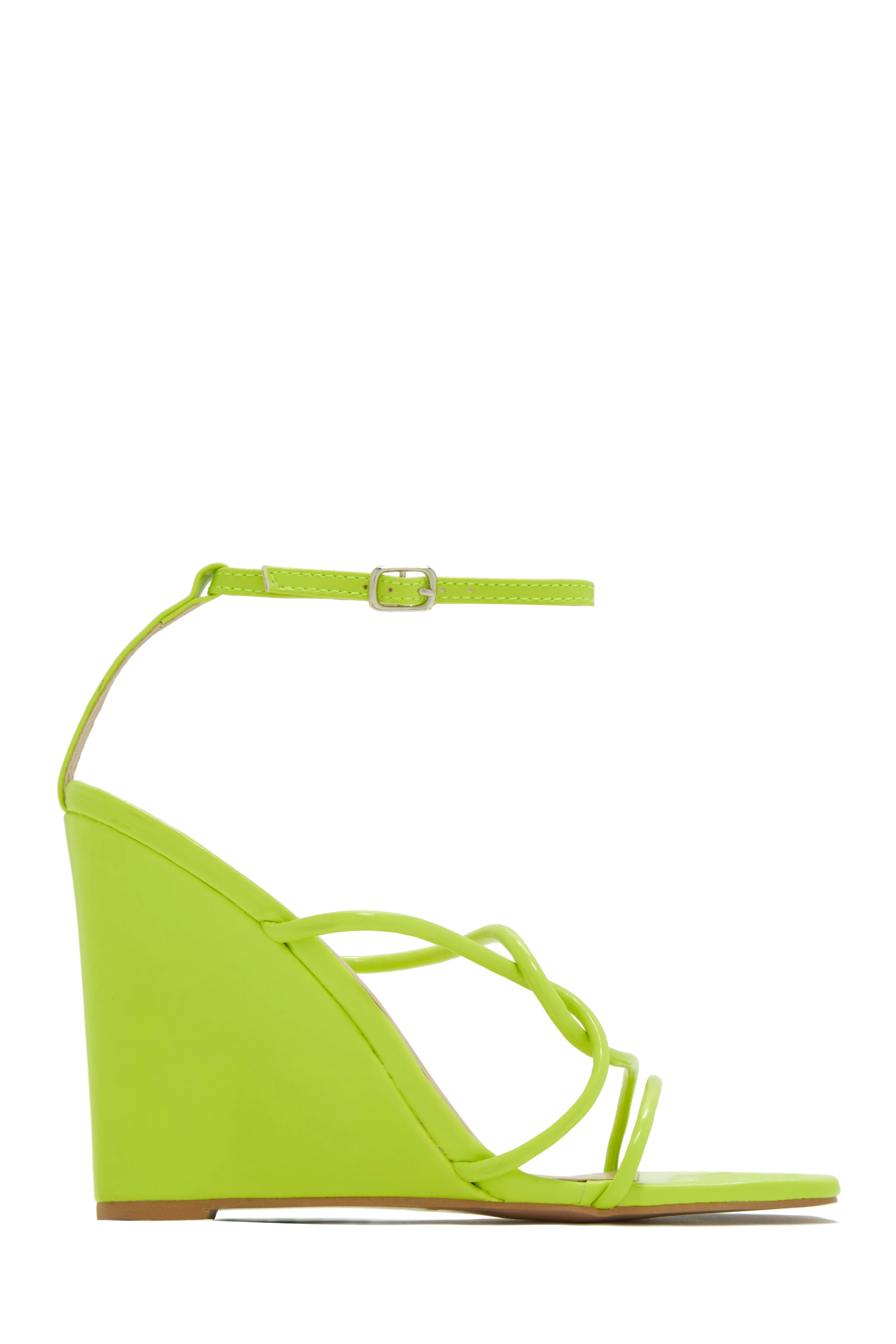 Nyana Ankle Strap Wedge Heels - Tiger - Image 7