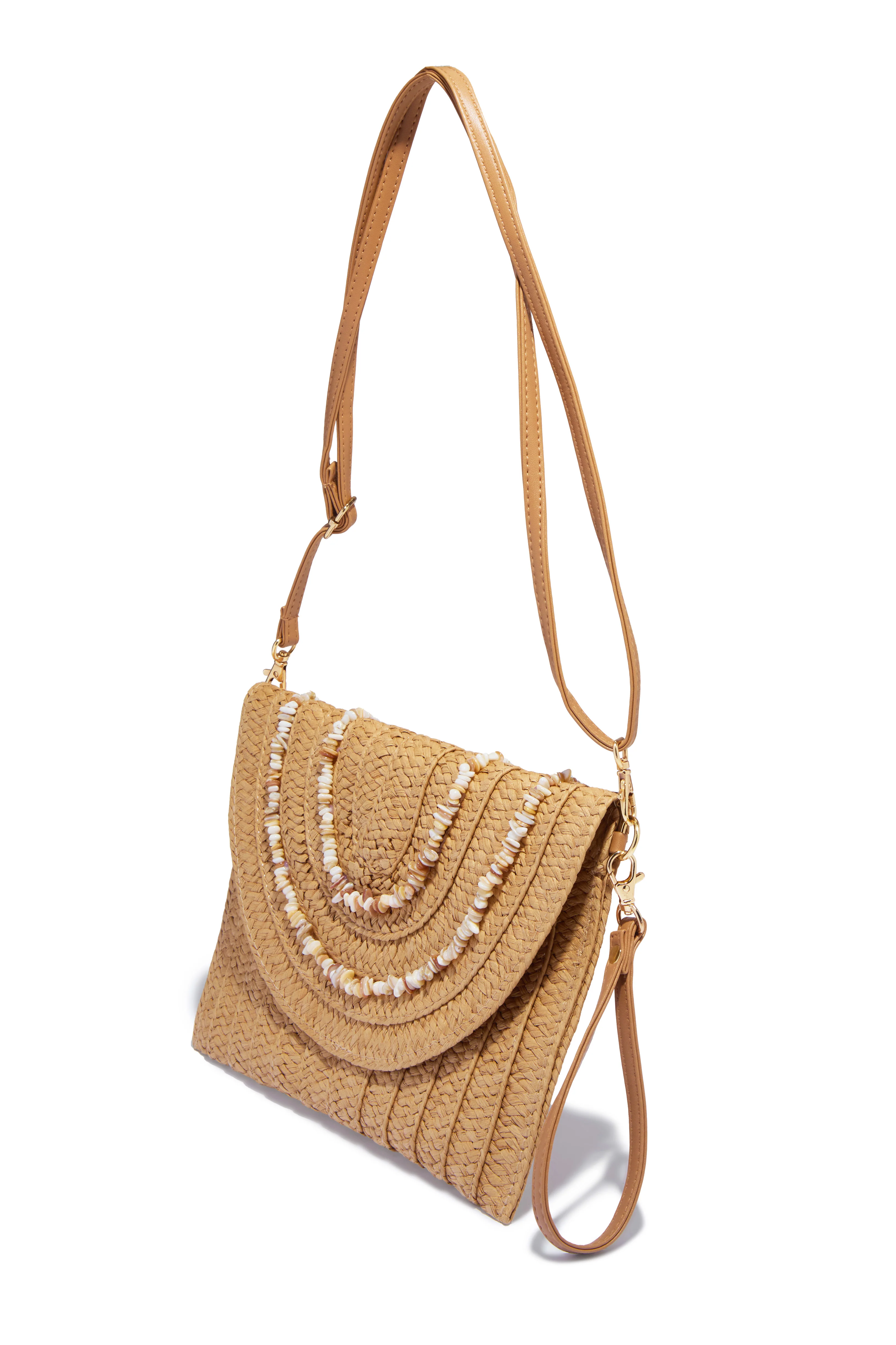 Okalani Beaded Handbag - Natural - Image 7