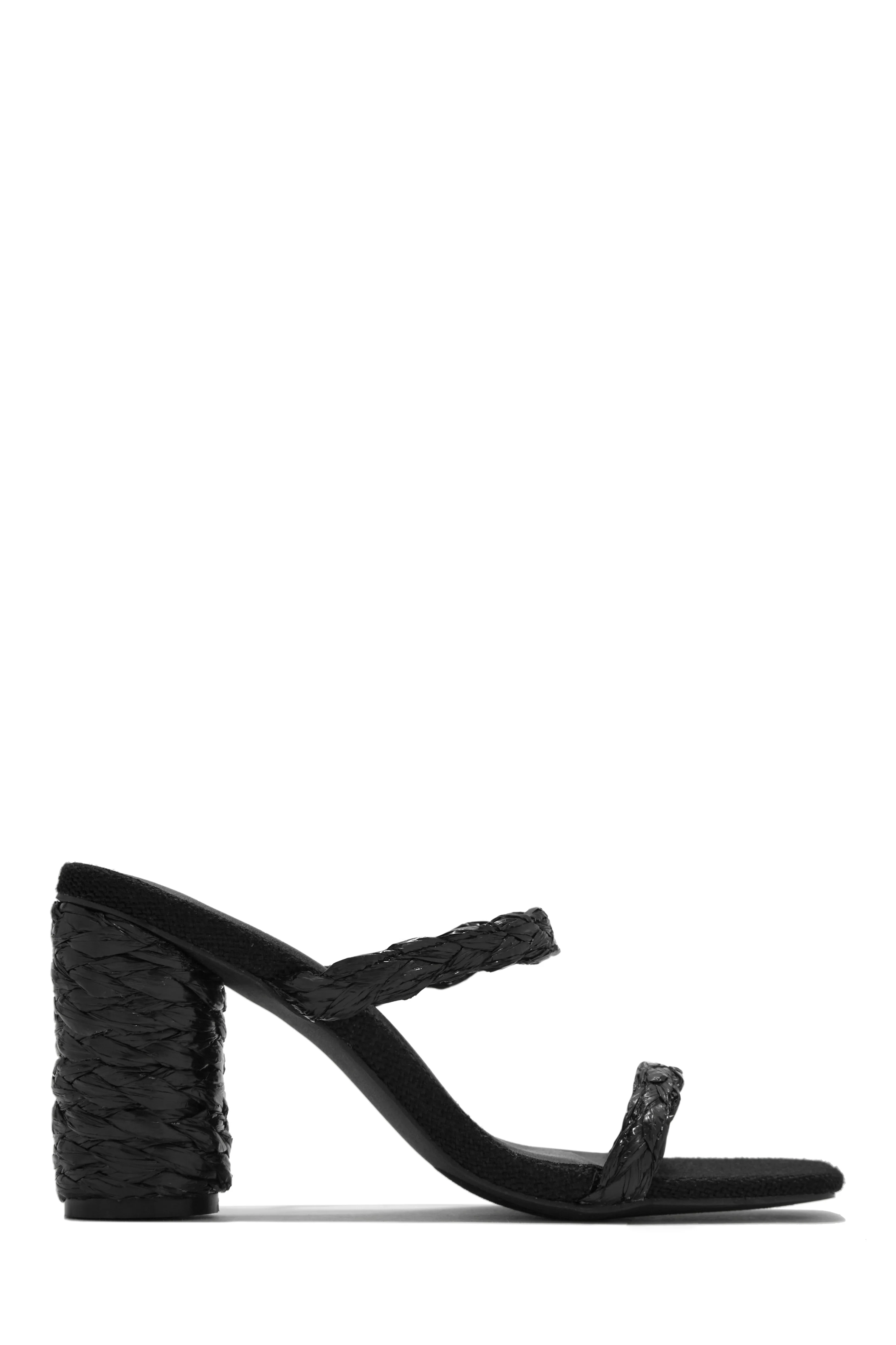Out On Vacation Espadrille Block Heel Mules - Tan - Image 6