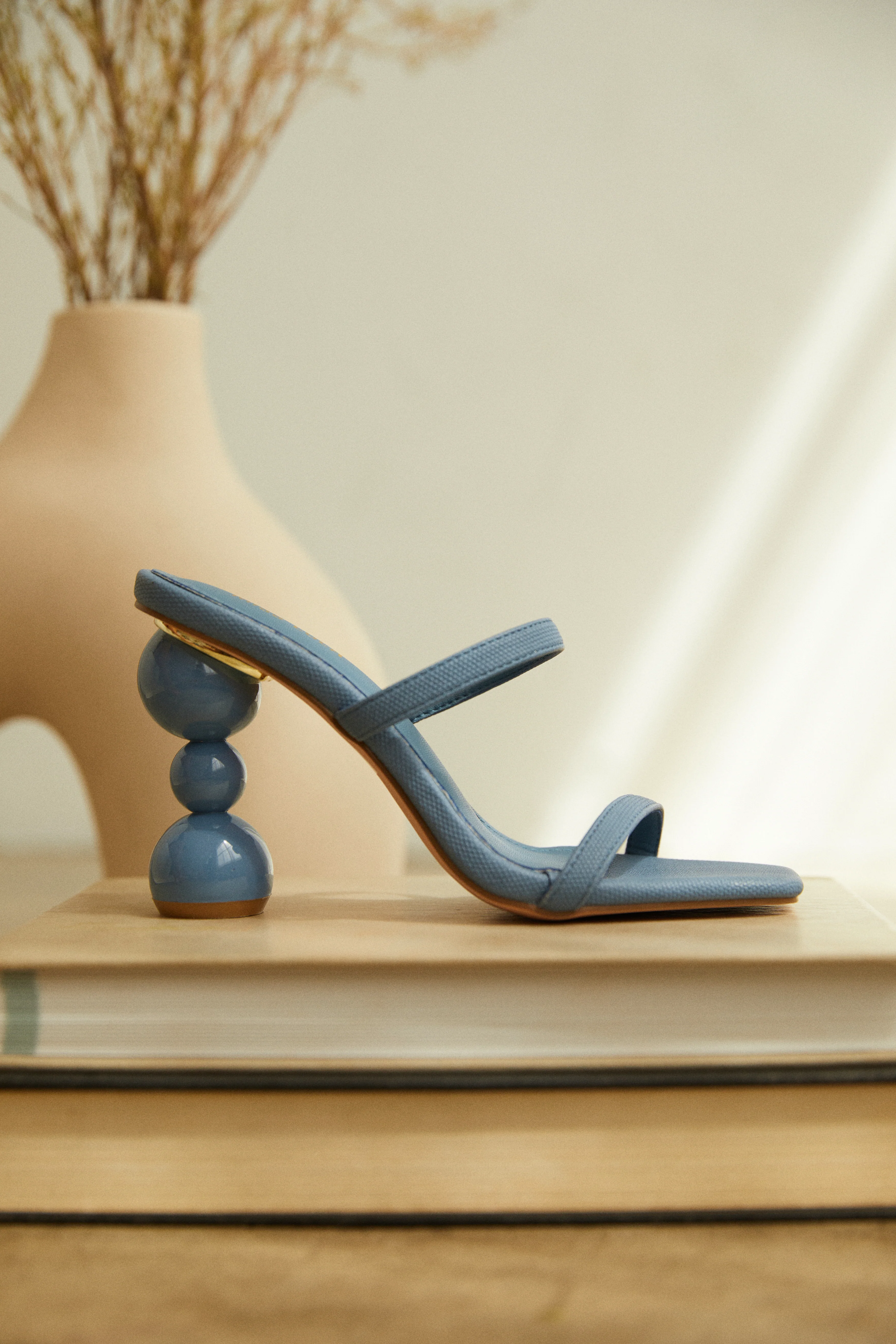 Out Tonight High Heel Mules - Denim - Image 16