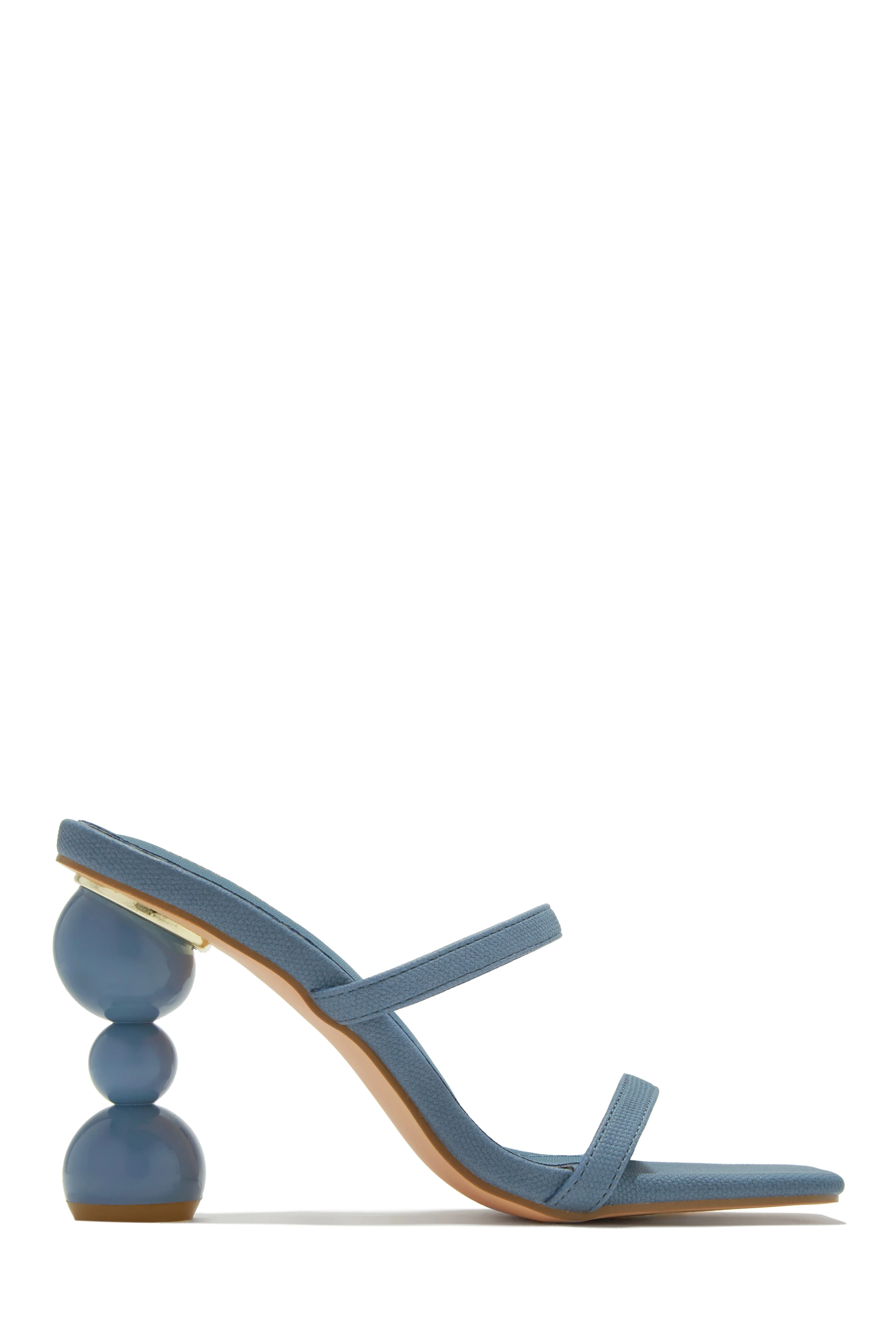Out Tonight High Heel Mules - Denim - Image 3